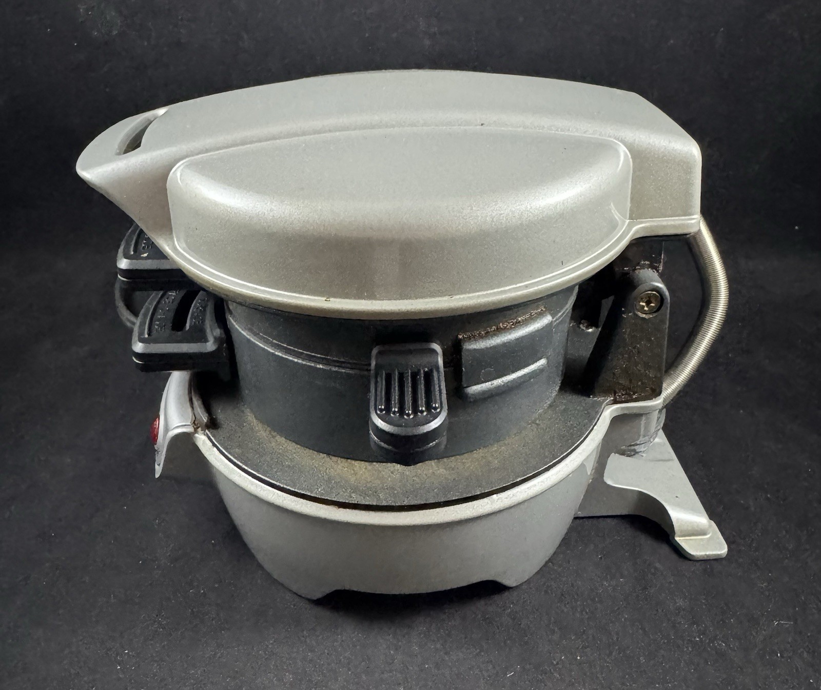 Hamilton Beach Breakfast Sandwich Maker w/ Egg Cooker Ring Silver 25475W