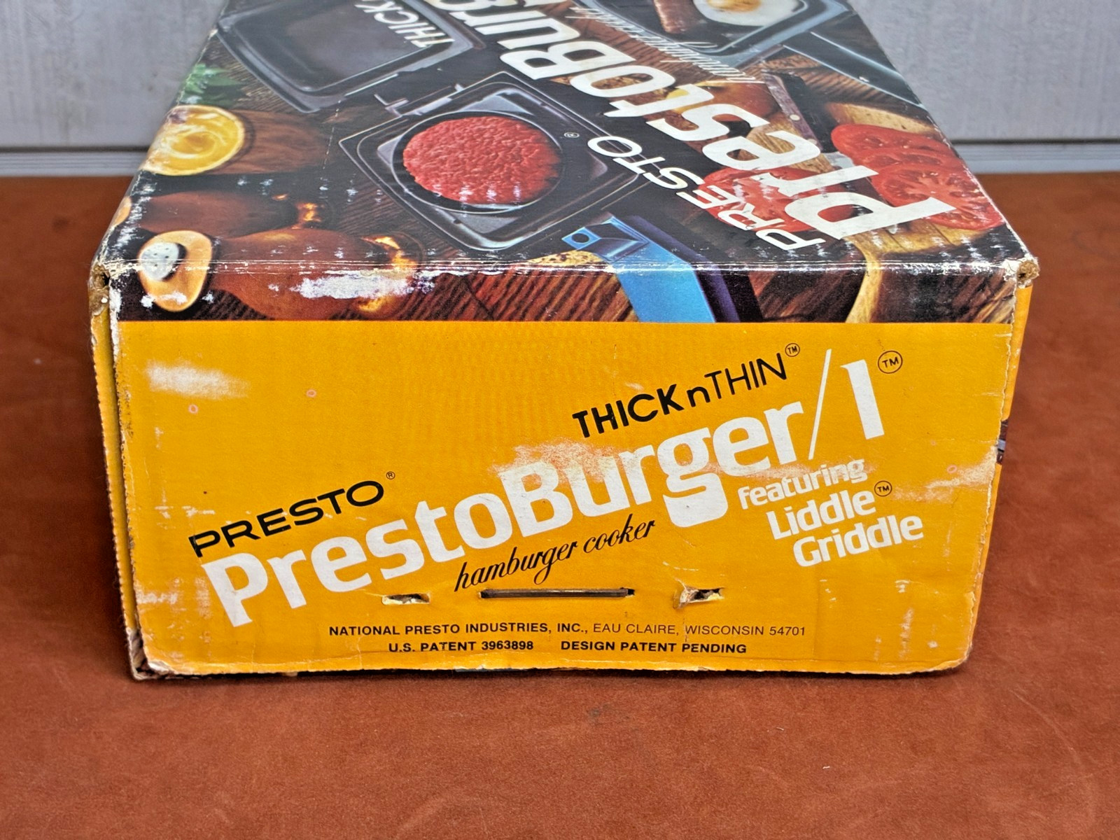 PRESTO Vintage PrestoBurger Hamburger Cooker #PB1 ~ Liddle Griddle ~ SEALED BOX