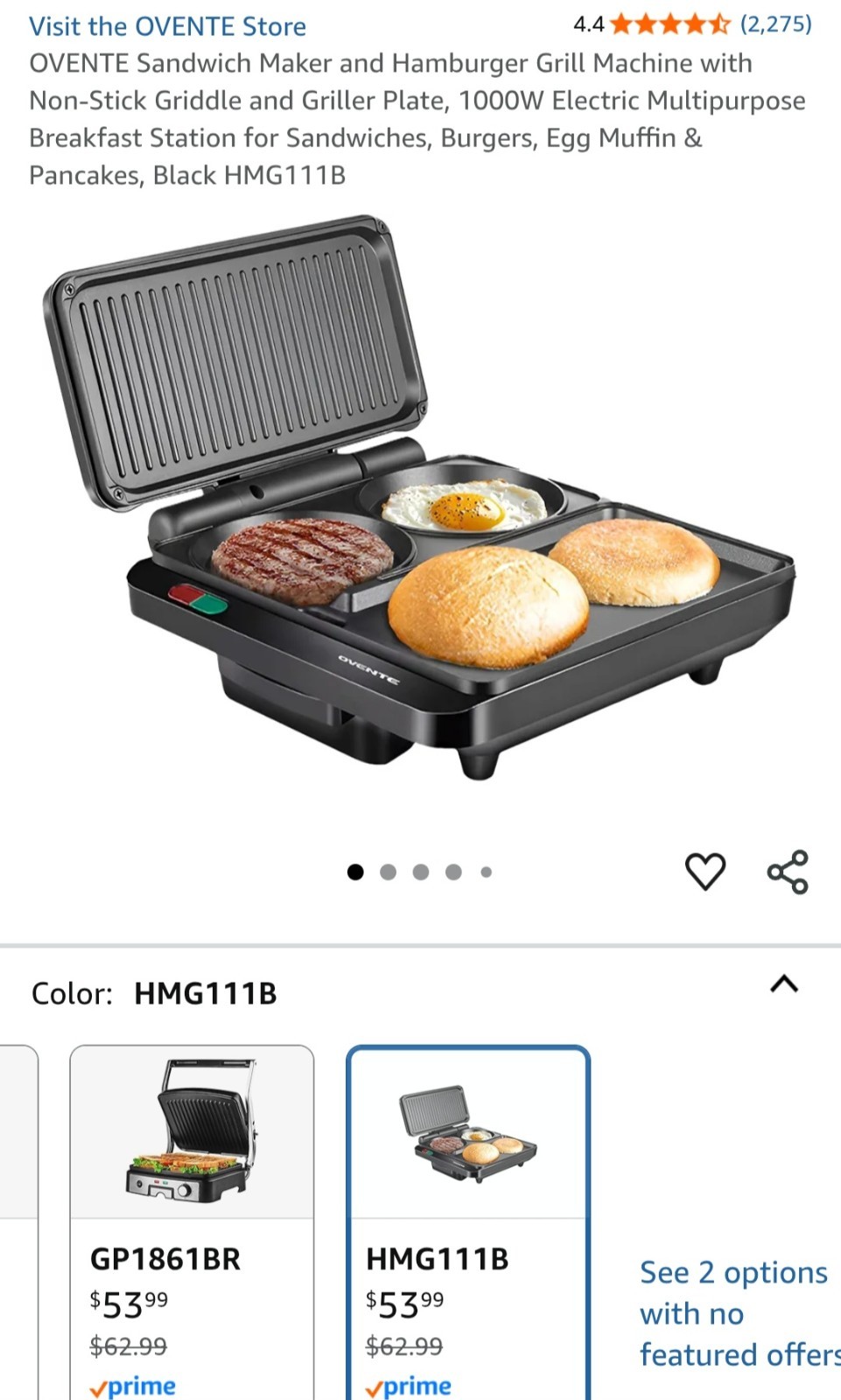 Ovente Multi-Purpuse Meal Maker