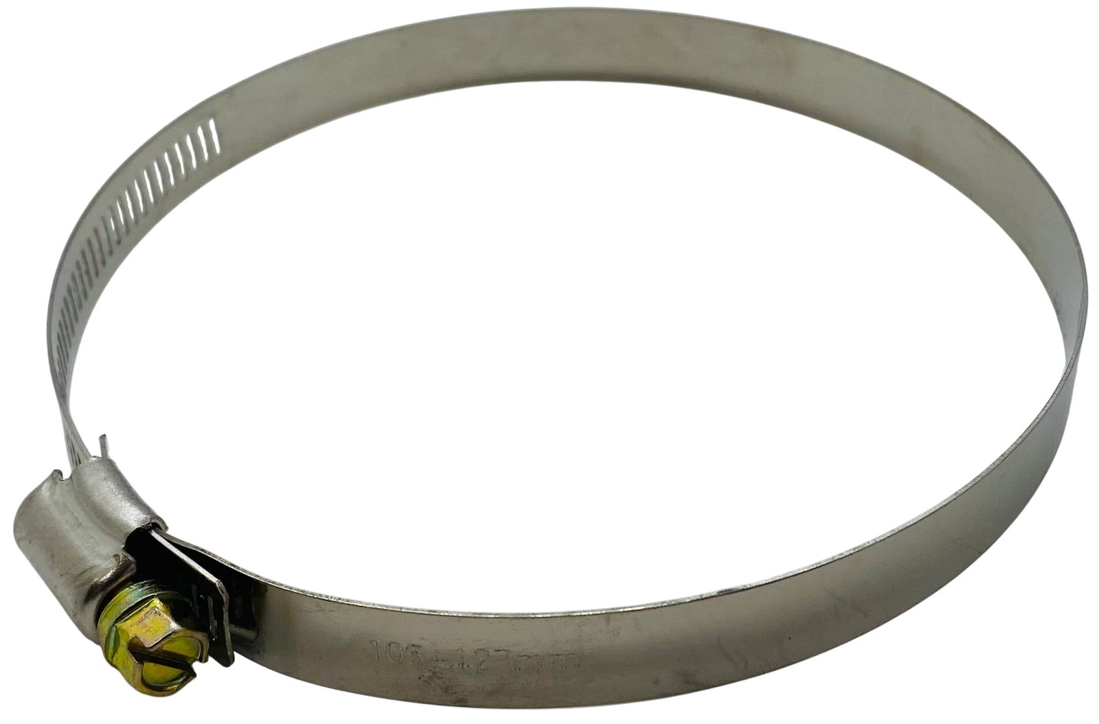 10-Pack S.S. Dryer Vent Hose Clamps 4″–5″ (CL4) SAE #06 1/4″ Screw 5/16″ Band