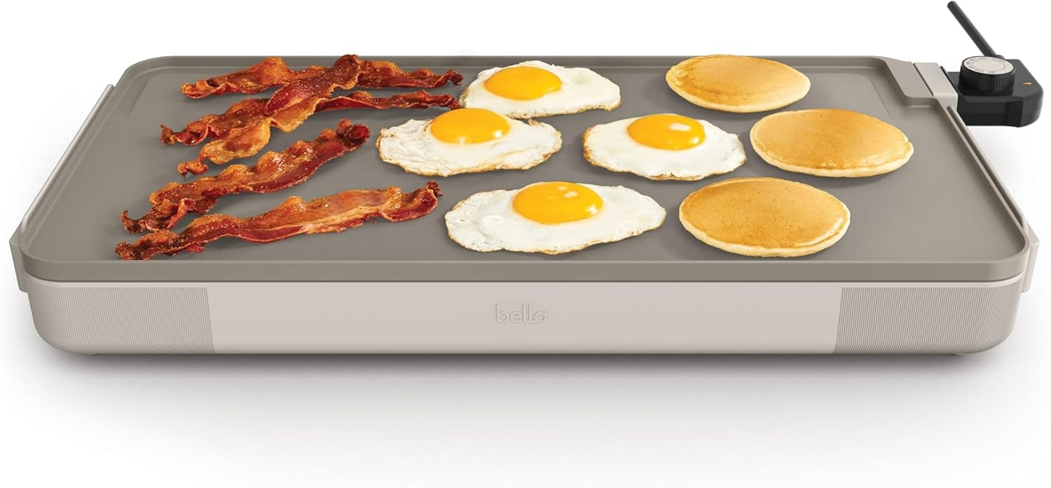 12×22 Nonstick Griddle bella Oatmilk 1500W Ceramic