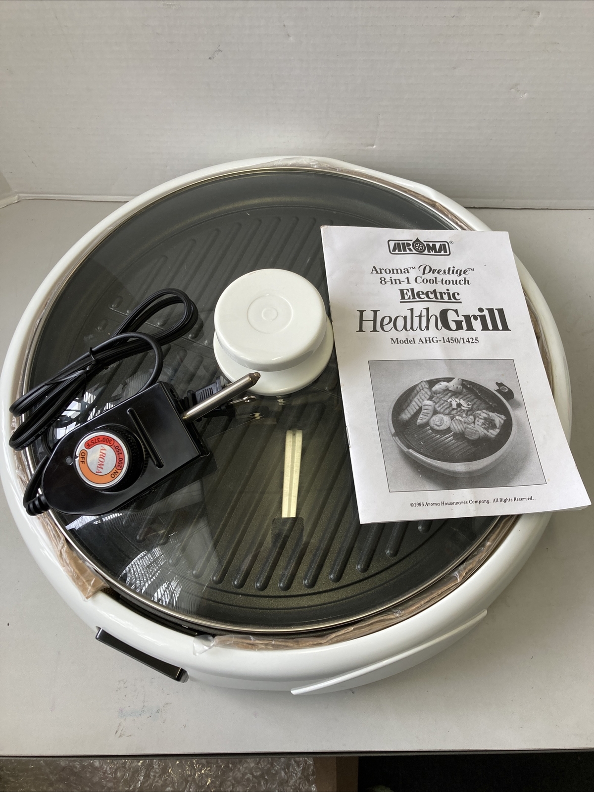 Aroma Prestige 14″ Cool-Touch Electric Health Indoor Grill AHG-1450/1425