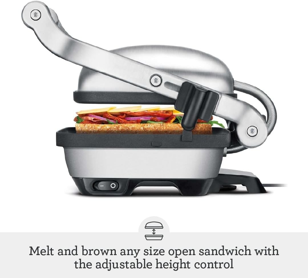 the Perfect Press™ Panini Press BSG600BSS Brushed Stainless Steel