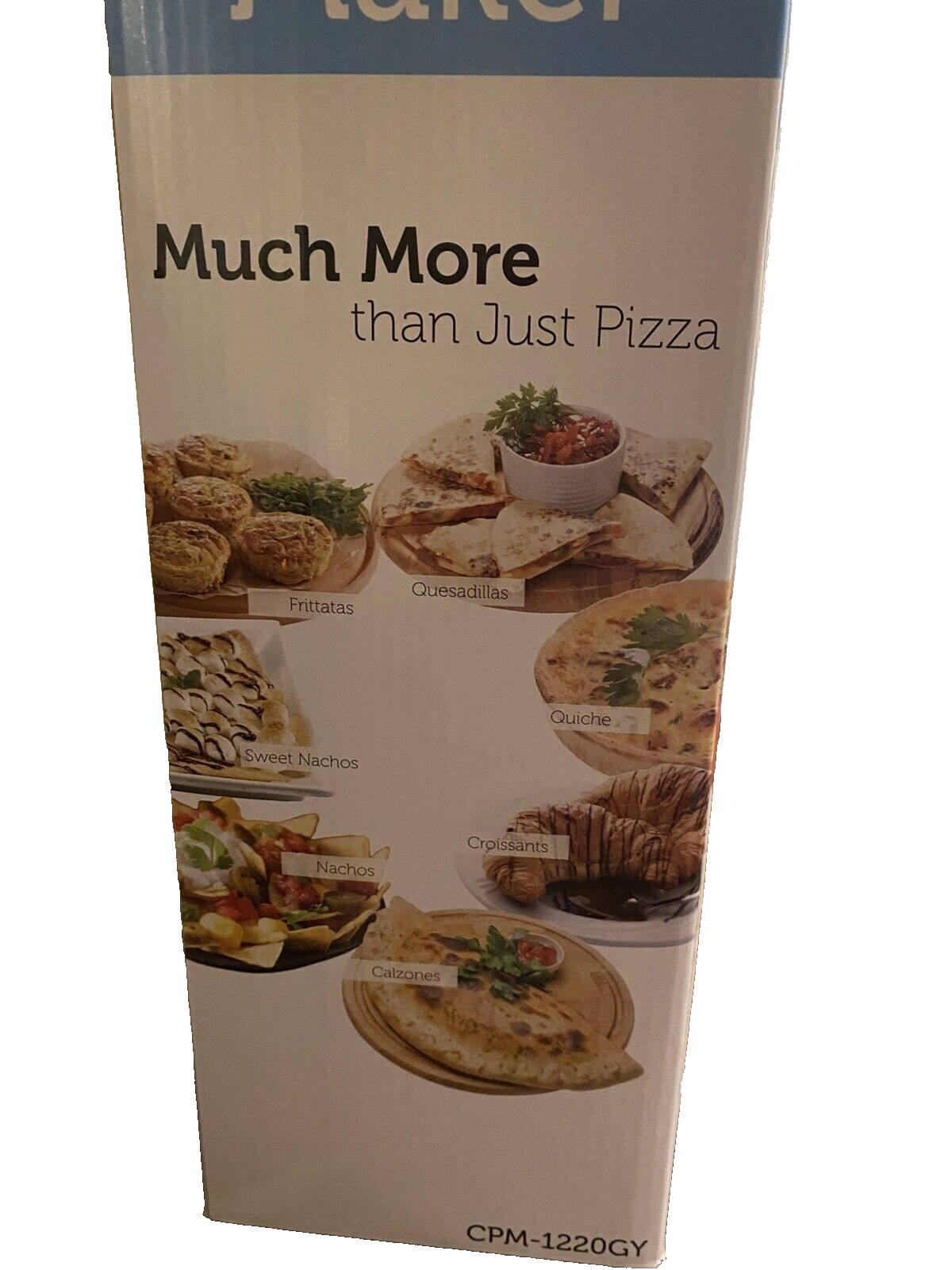 Courant Pizza Maker Oven & Griddle- Model CPM- 1220GY New In box
