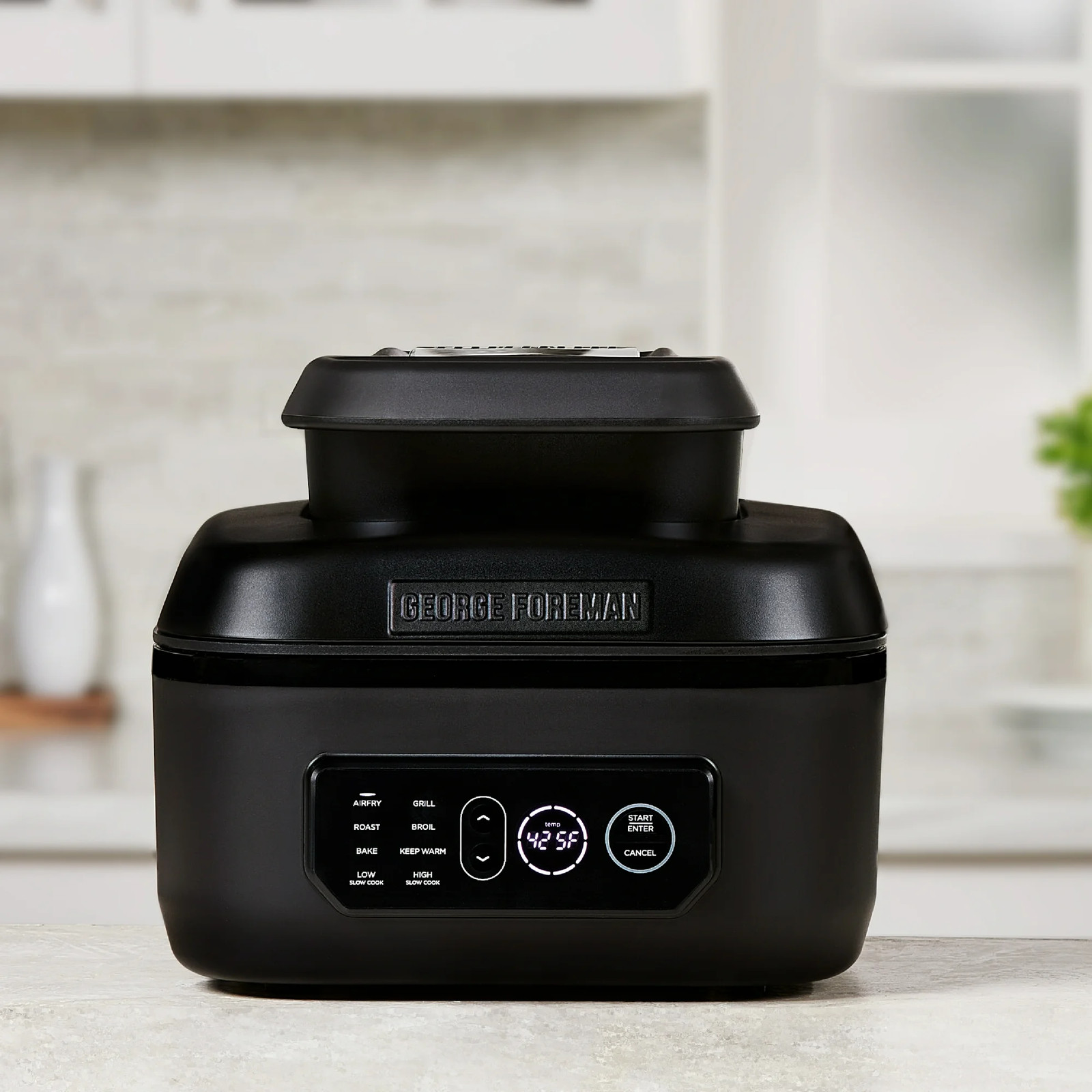 George Foreman MCAFD800DX Beyond Grill 7in1 Electric Indoor Grill and 6 Qt Air