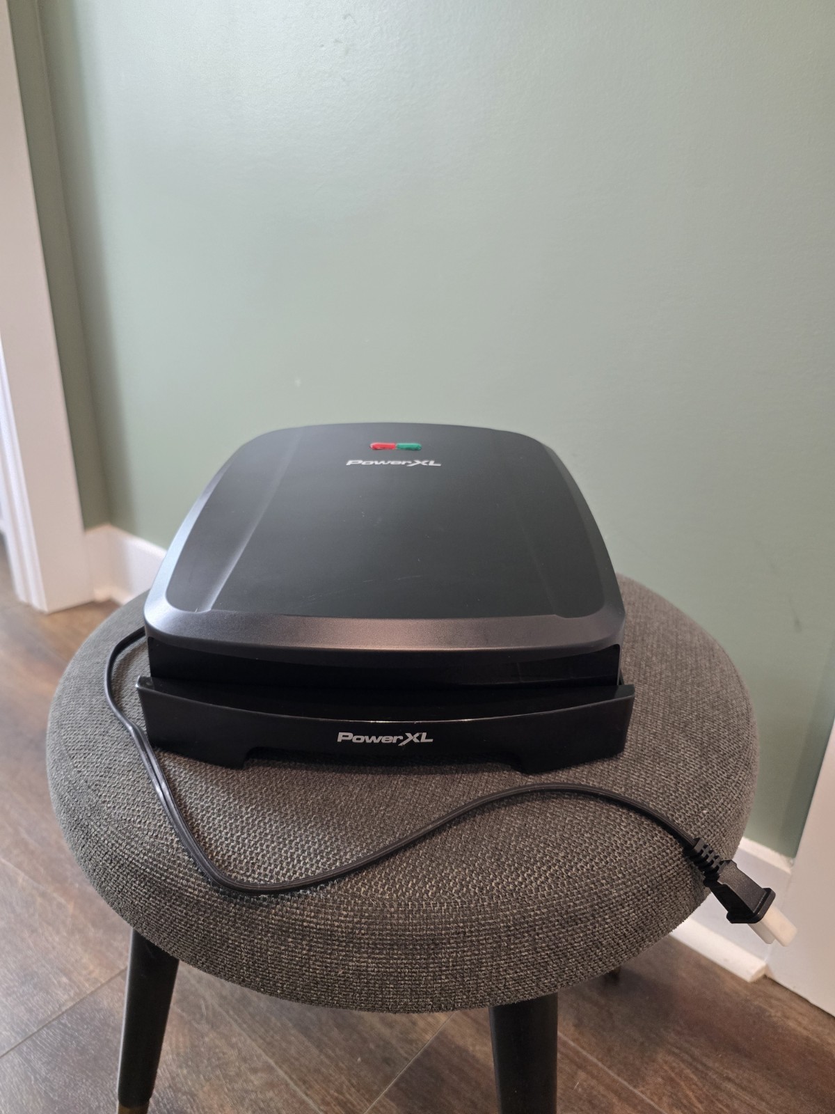 PowerXL Contact Grill Plus, 4 Serving, Black, 1200 Watts
