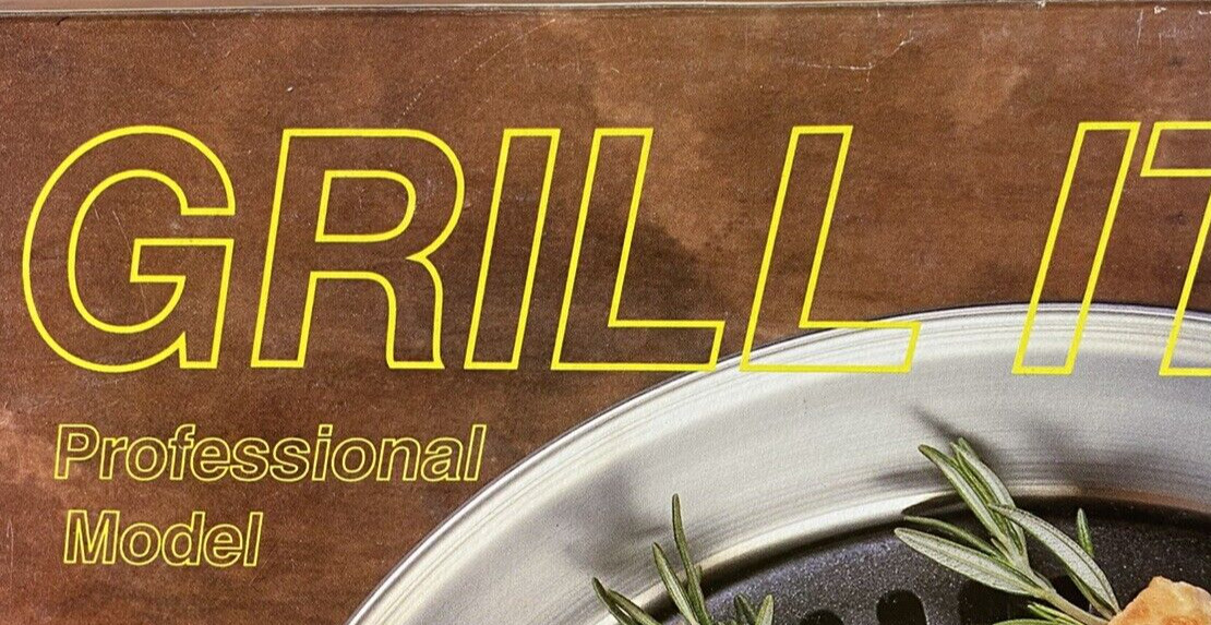 Professional Model Grill It Indoor Smokeless Stove Top Grill for Gas or Electric