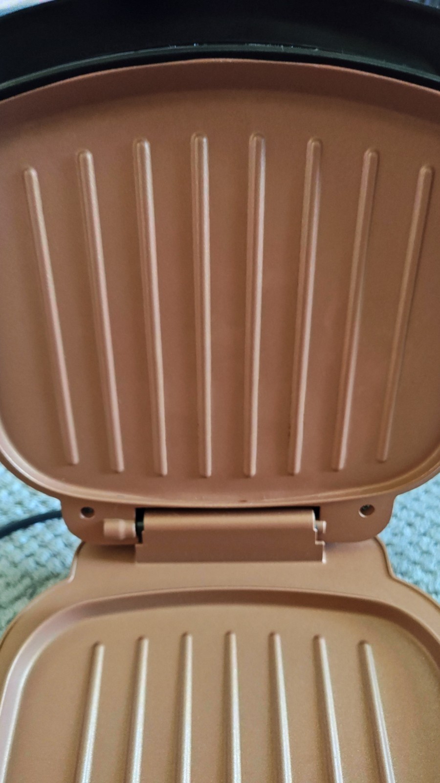 George Foreman Classic Plate 2-Serving Indoor Electric Grill GR10B NOB
