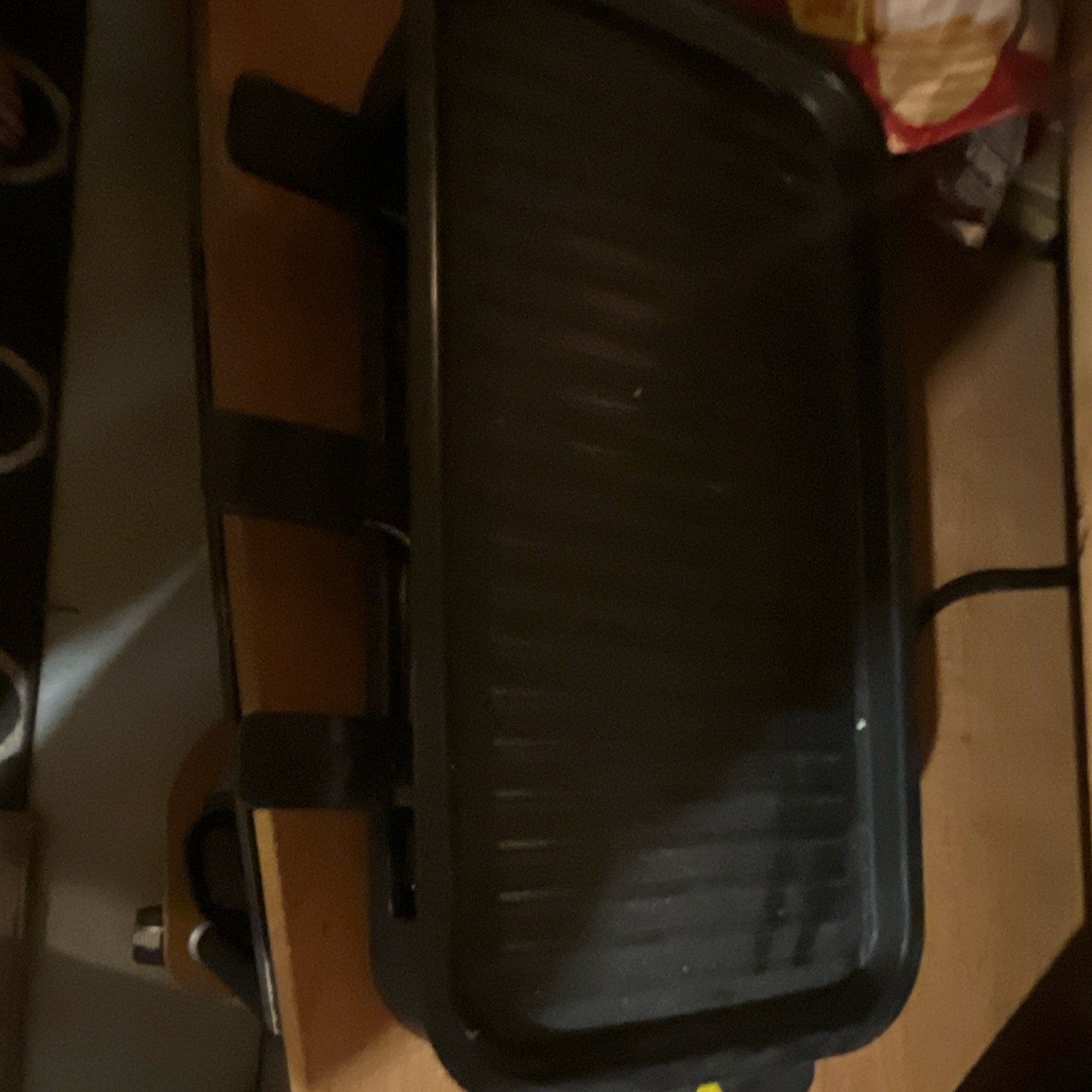 Electric Open Grill/Griddle Black Rectangular Temp Control 120V 15×8 in