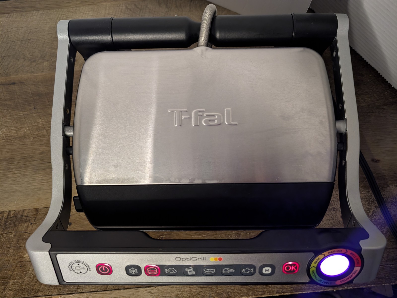 T-Fal OptiGrill SERIES 8351s1 Meat Grill Automatic Sensor Indoor Sandwich Maker