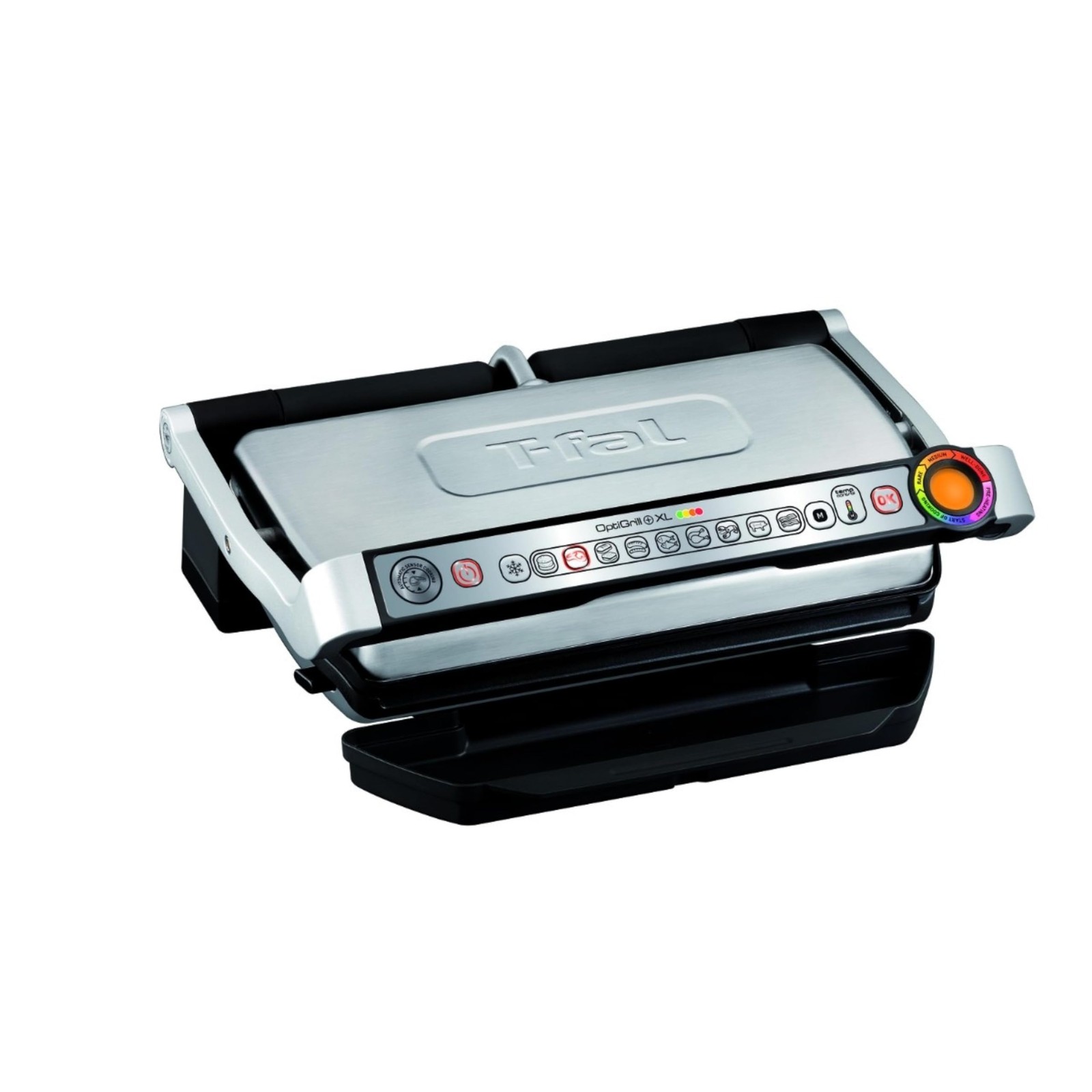 T-Fal OptiGrill XL 6 Servings 9 Intelligent Modes 1800 Watts, Frozen Food