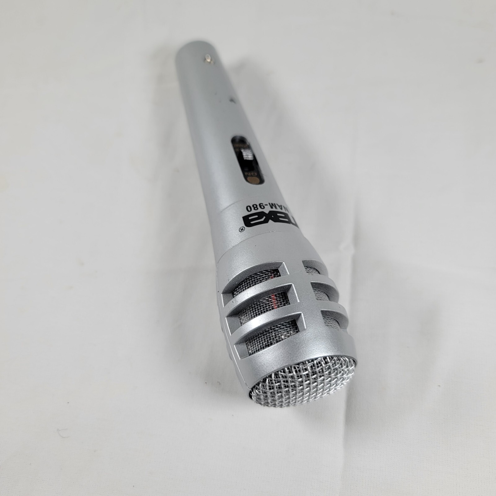 Naxa Replacement Microphone (Unit Only, No Cord) Model Number NAM-980 -Silver