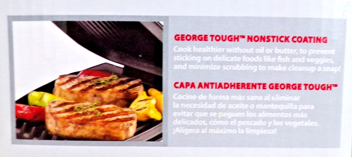 2010 NIB George Forman Champ Grill For Healthy Cooking – Yellow Case – See Below