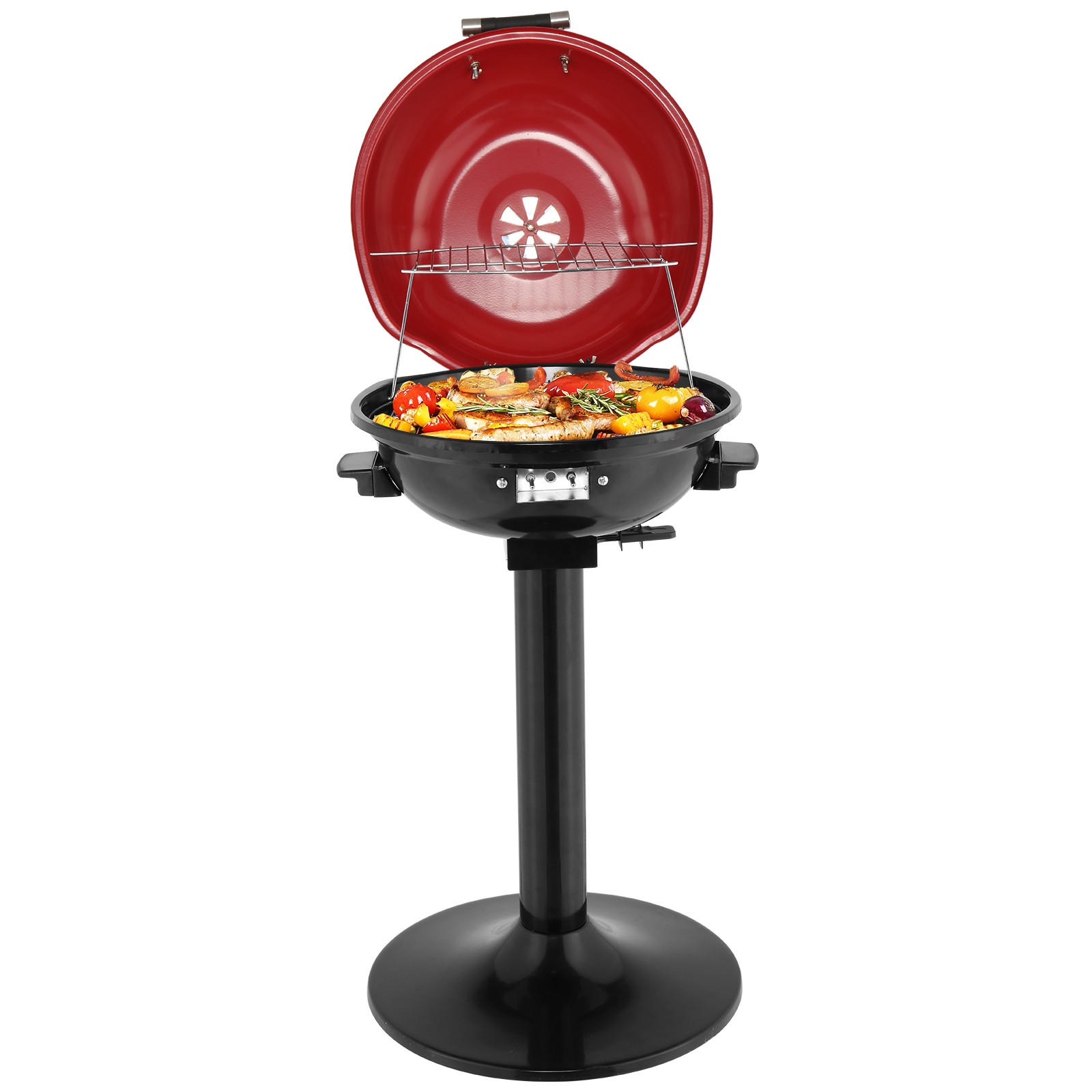 Electric BBQ Grill with Stand Indoor/Outdoor Electric Grill for Indoor & Outdoor