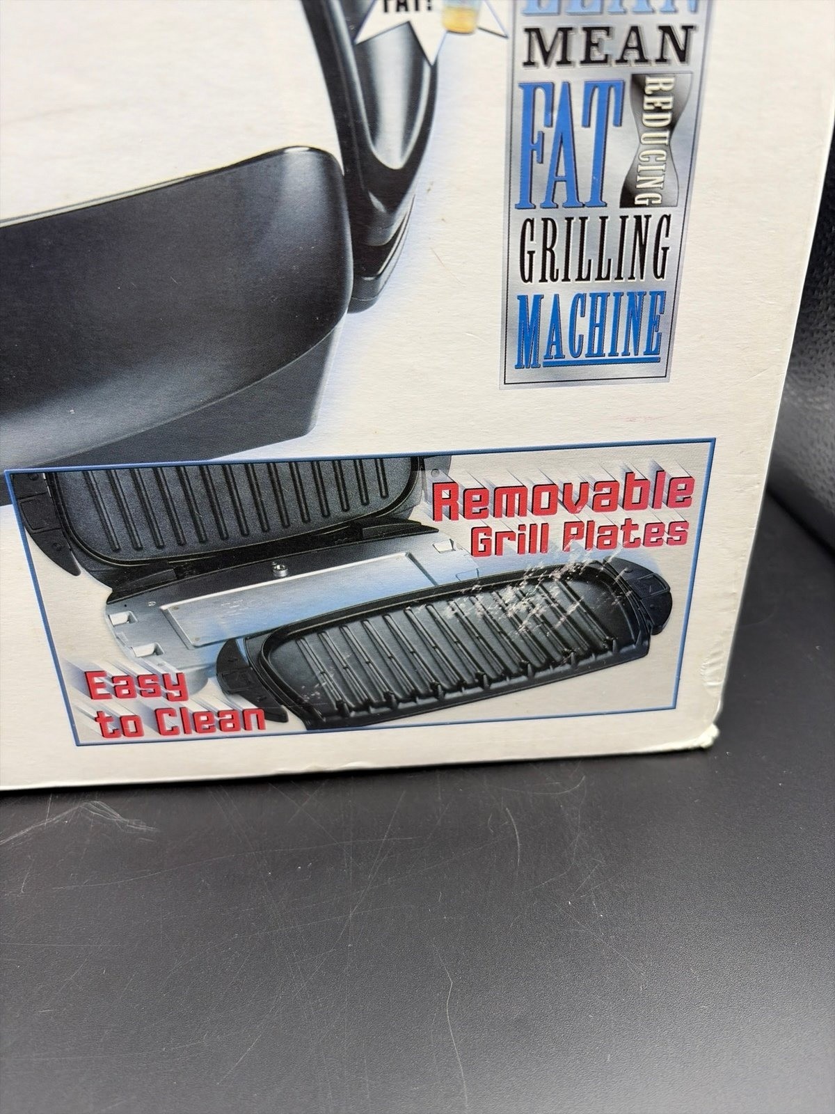George Foreman Grill Silver Next Grilleration GRP4P Removable Plates Brand New