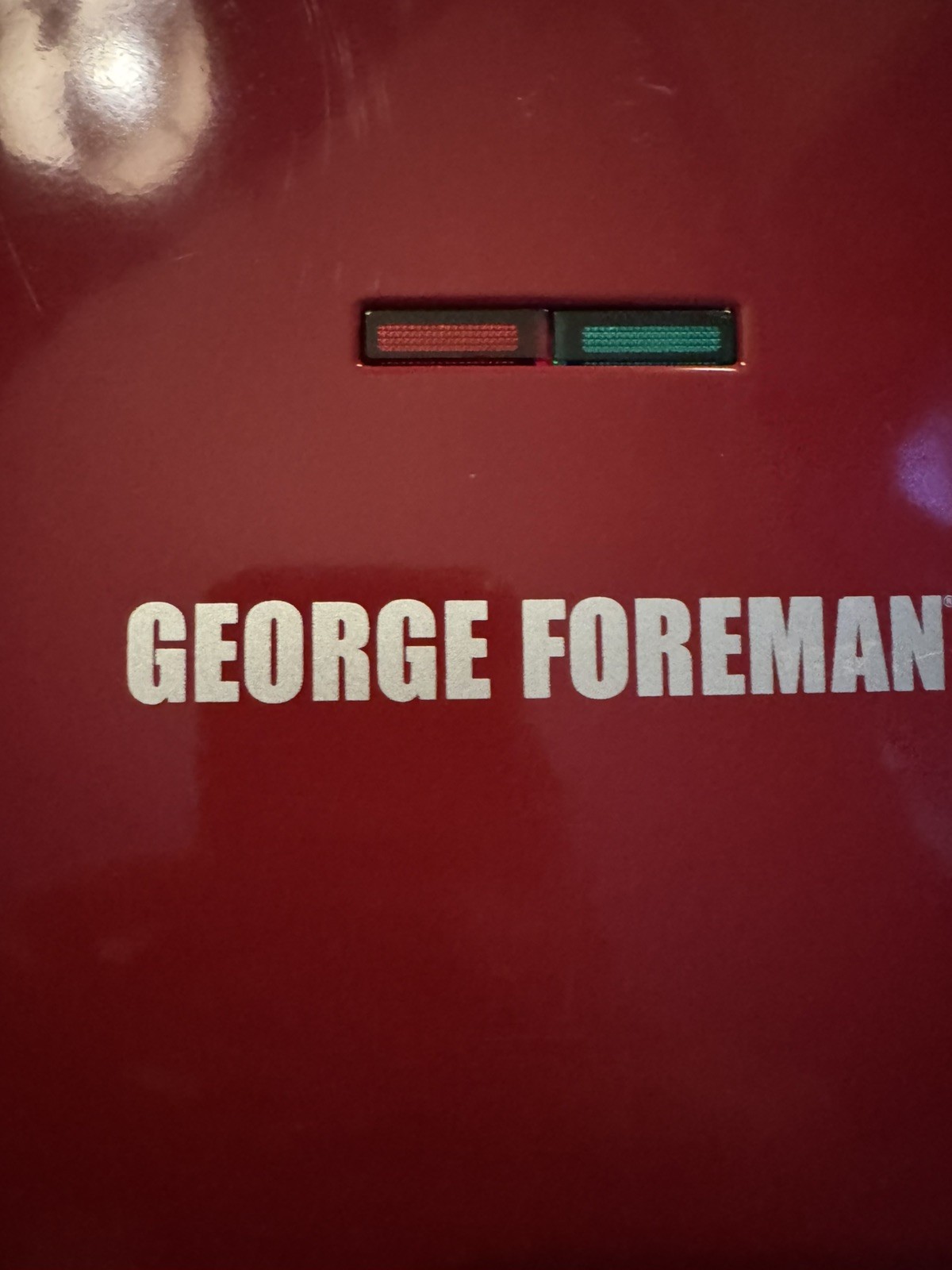 George Foreman Red Countertop Grilling Machine GR320FRC, Non-Stick, 760Watts