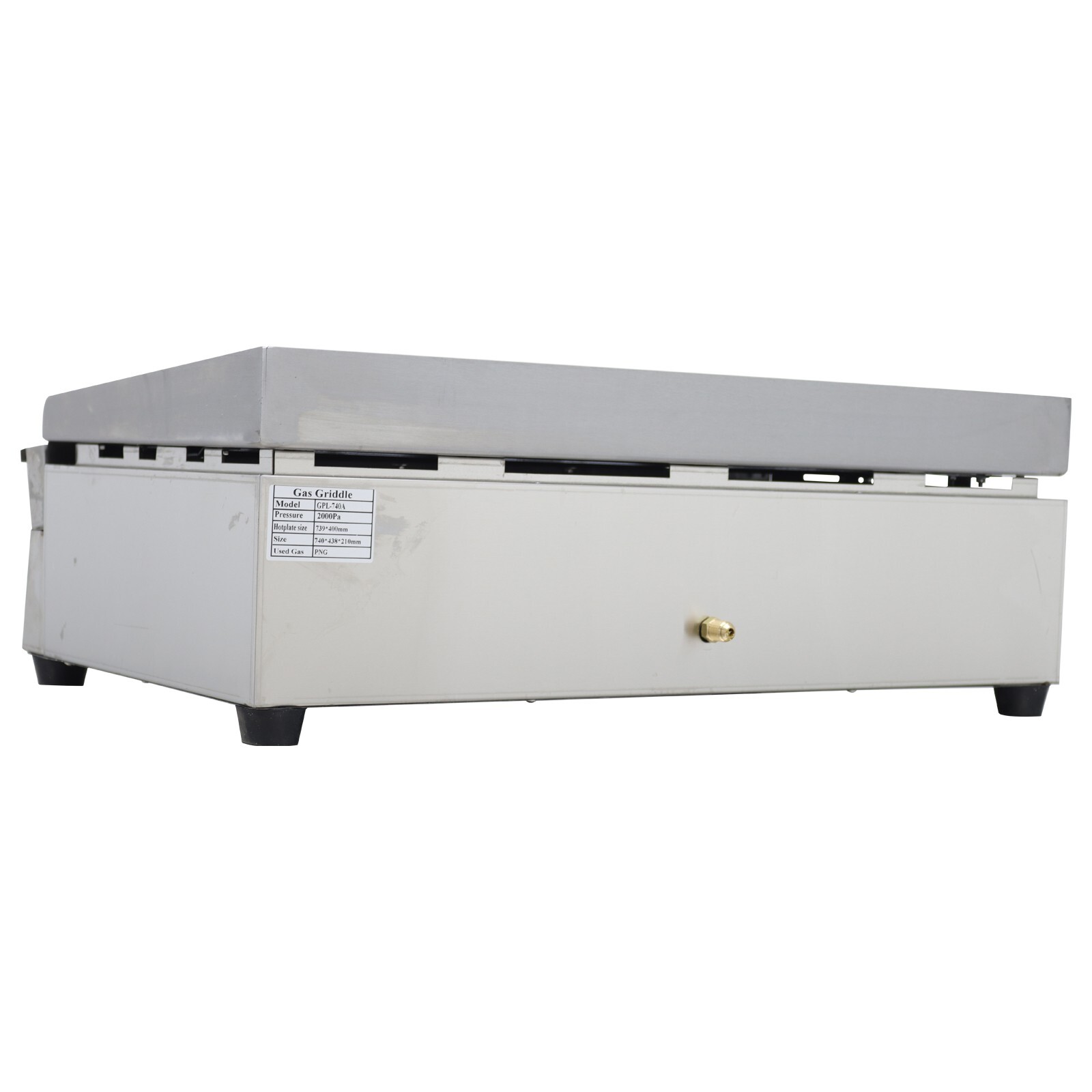 Stainless Steel Commercial Home Grill Griddle Camp Countertop Flat Cooking Gridd