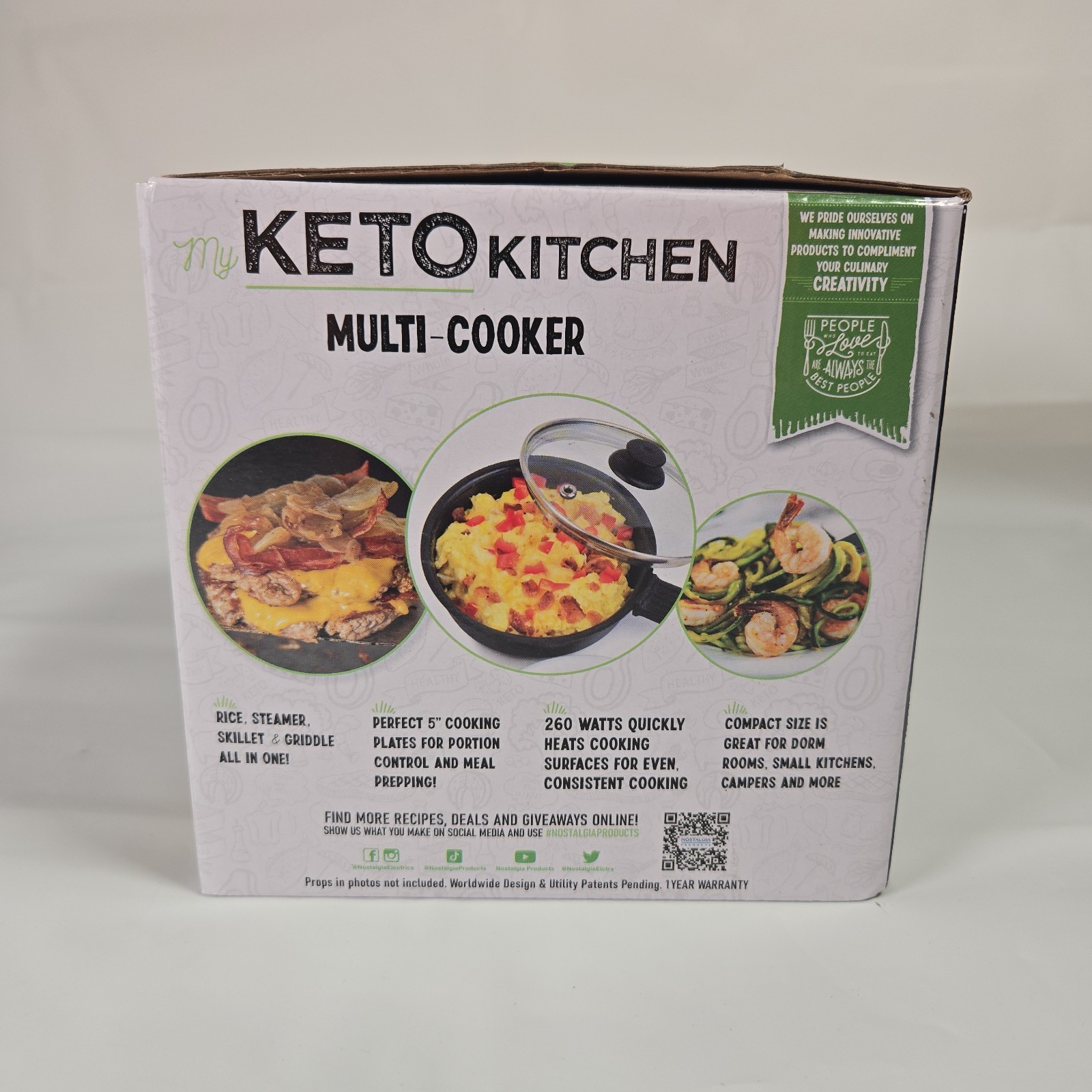 Keto Kitchen All-in-One Mini Multi Cooker Single Serve Portion Control Skillet