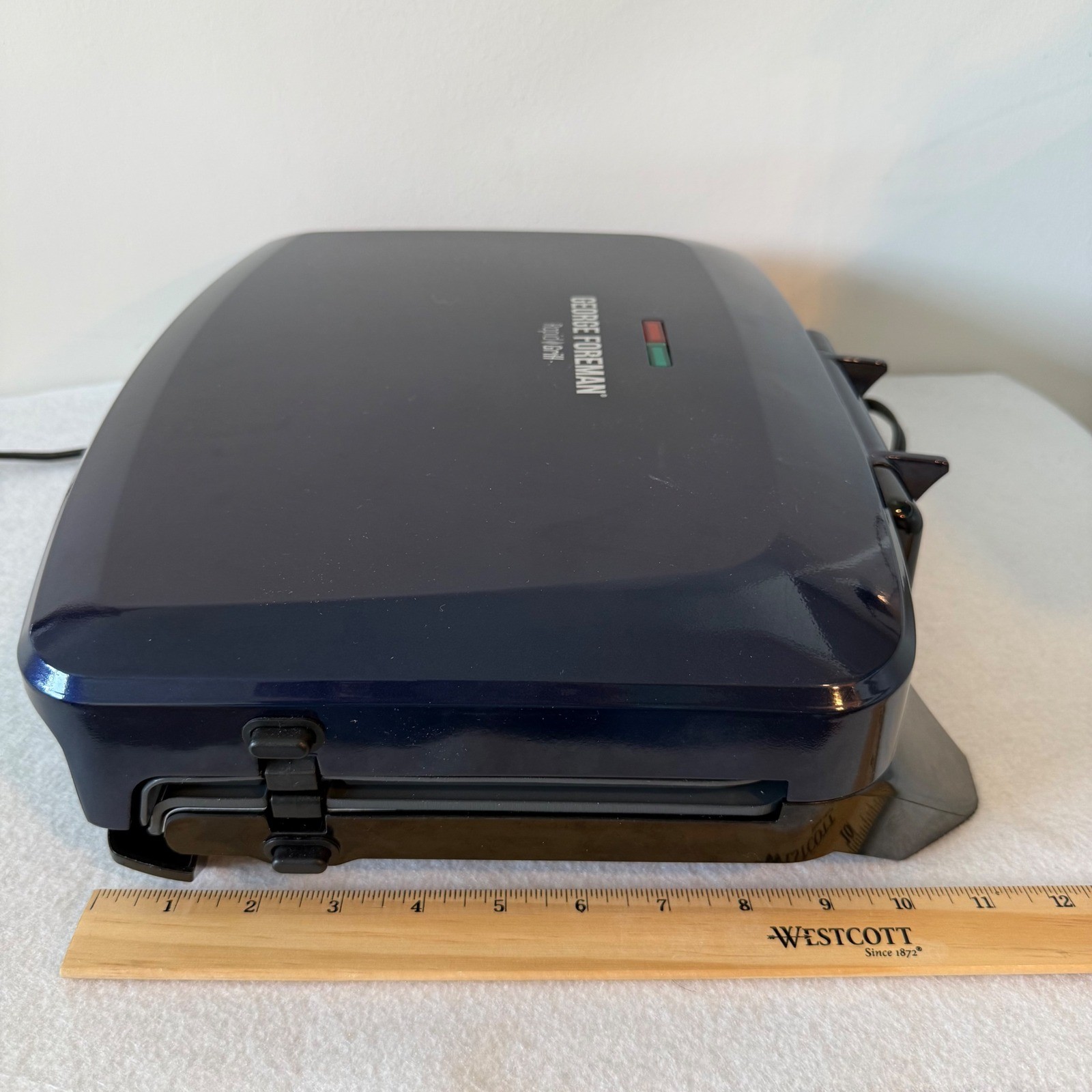 George Foreman Rapid Grill Electric Indoor Panini Press Nonstick Black
