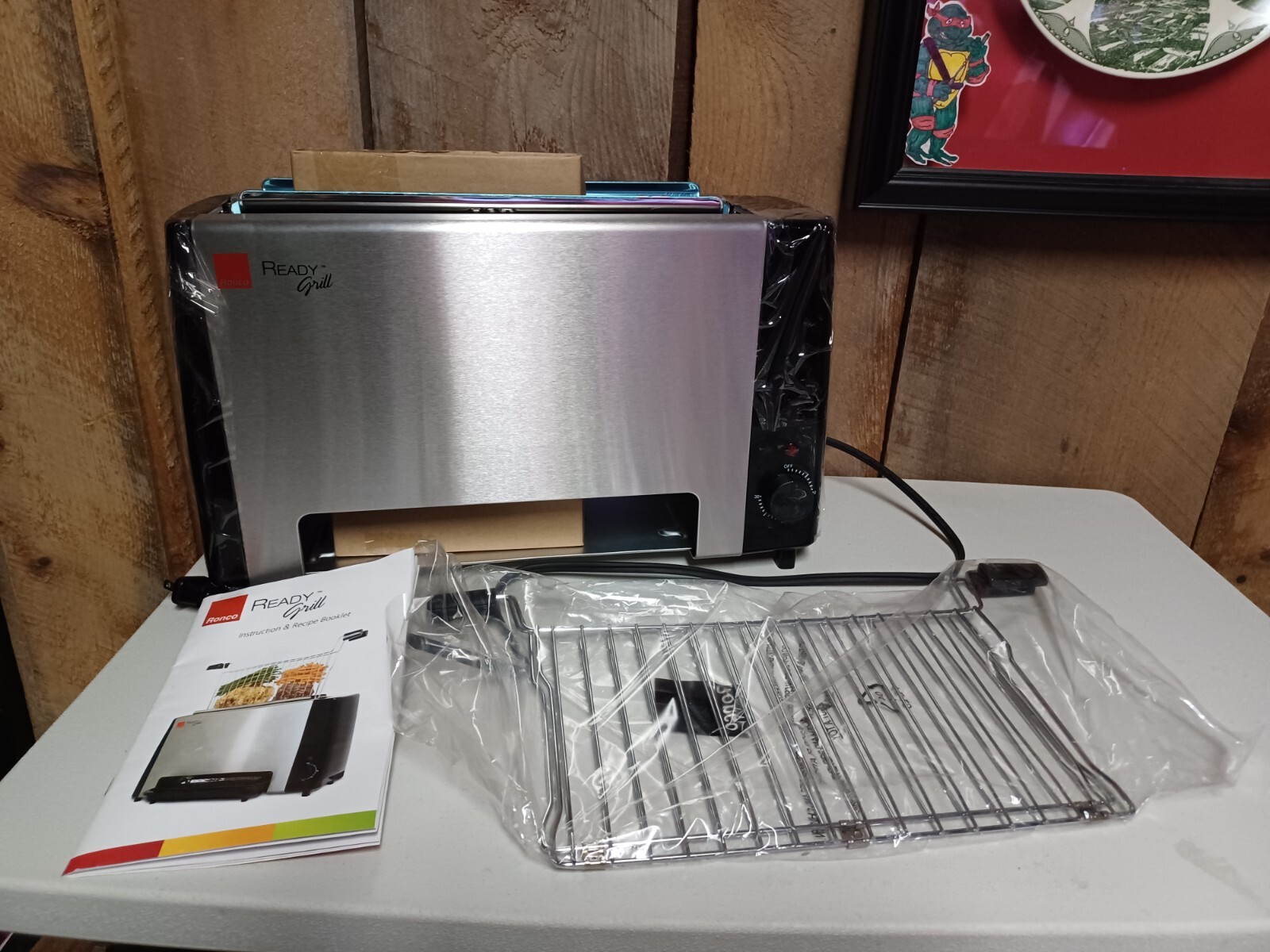 Vintage RONCO READY GRILL Toaster NEW in Box w/ Instructions