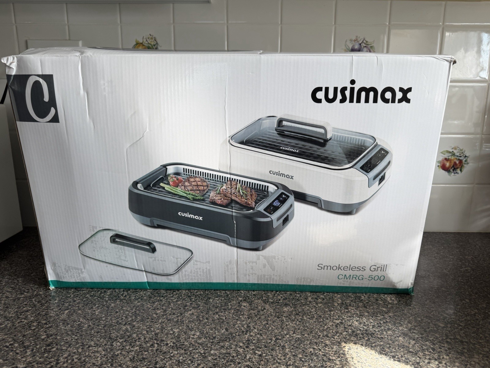 Indoor Grill CUSIMAX Electric Smokeless Grill Portable Korean BBQ Grill NEW