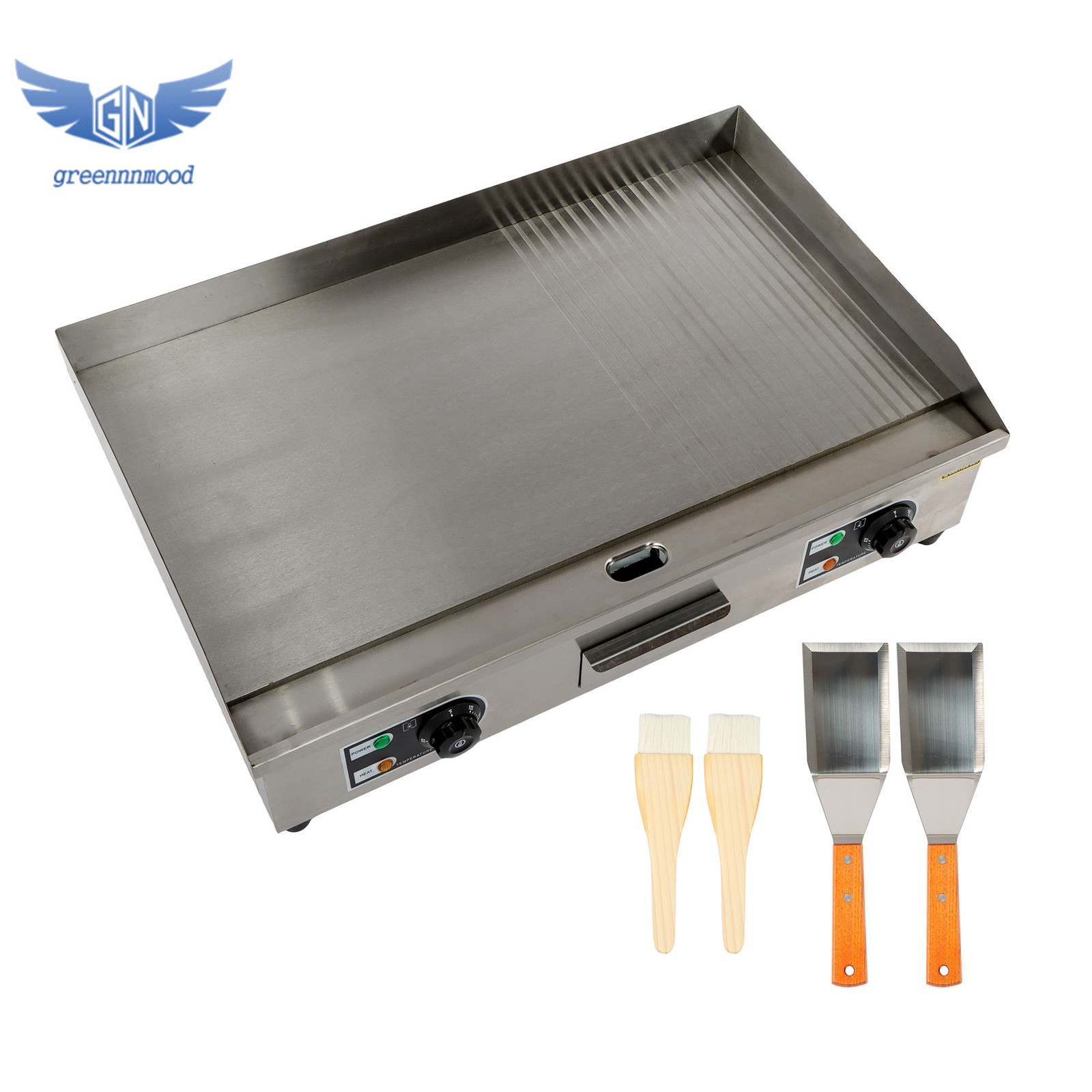 30″ Countertop Griddle Commercial Electric Griddle Flat Top Grill 122 – 572 °F