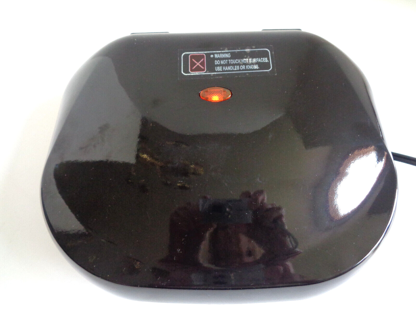 Living Solutions Electric Contact Grill Non-Stick 2 Burger Capacity Instructions