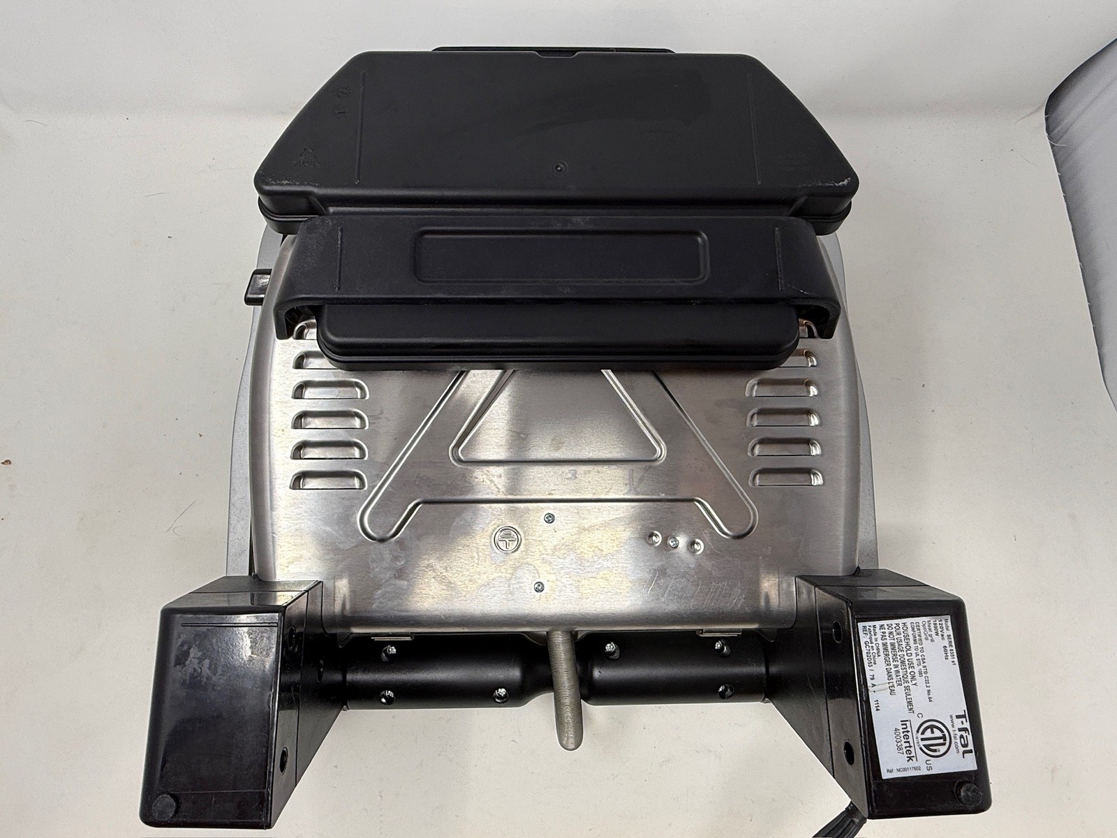 T-fal OptiGrill Meat Grill Model 8351 1800W Used