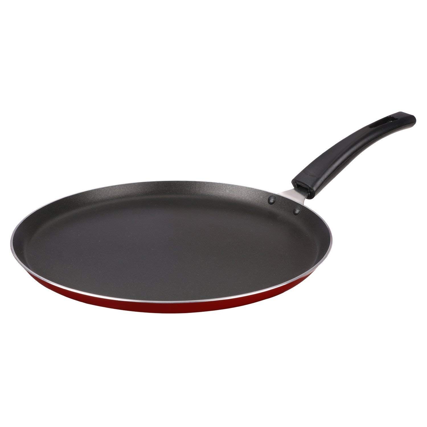 Dosa Pan 10 Inch Nonstick Coating Flat Base Tawa for Making Roti Pancake Para…