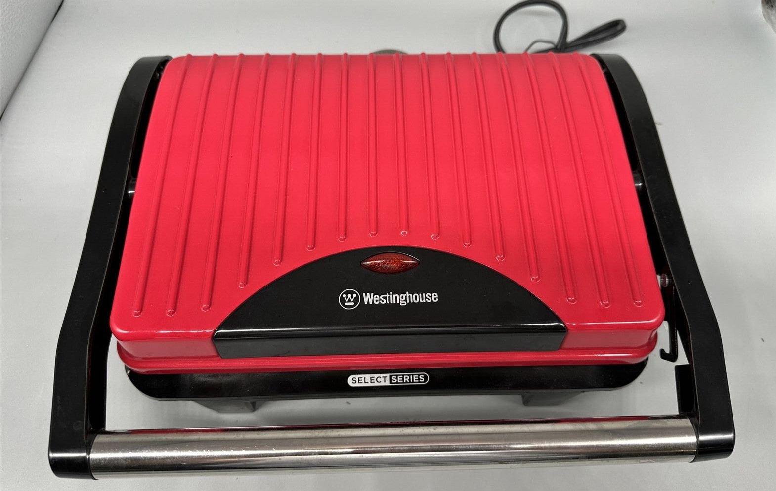 Westinghouse Red Enamel Indoor Sandwich Grill
