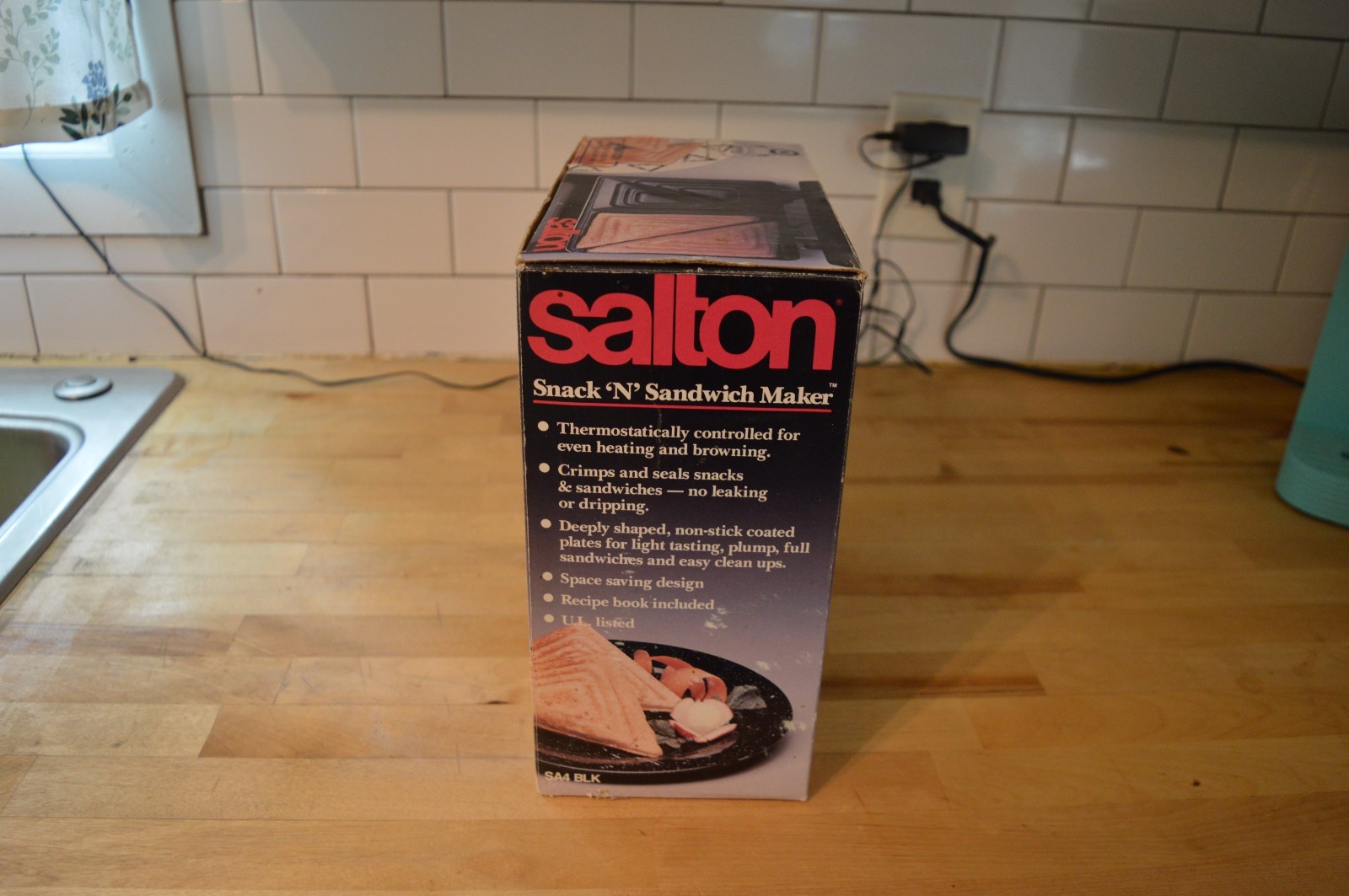 Vintage Salton Snack ‘N’ Sandwich Maker SA-4 120V 760W✅EXCELLENT!
