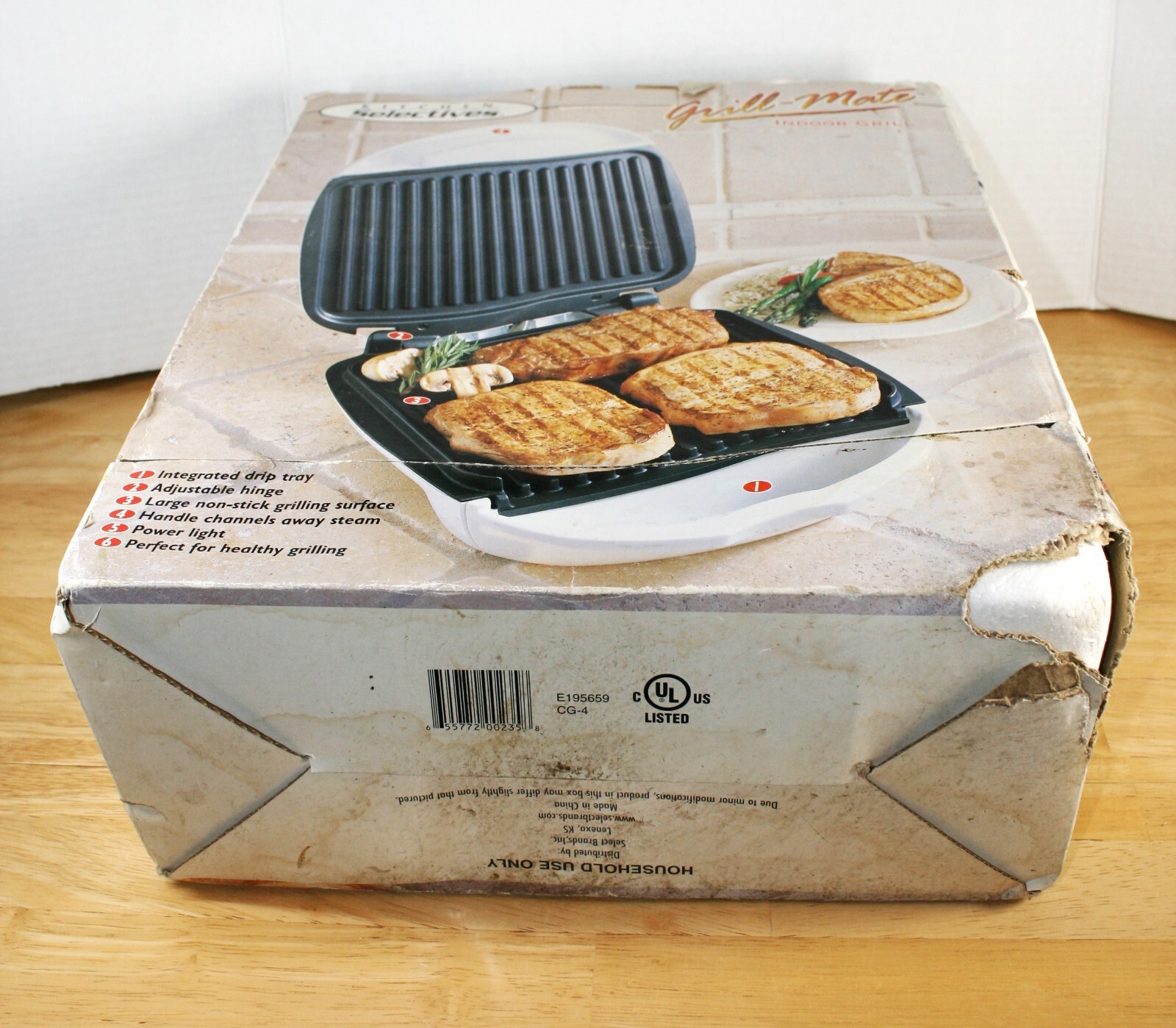 Indoor Grill – Kitchen Selectives Grill Mate – CG 4 – Non Stick – NEW IN BOX
