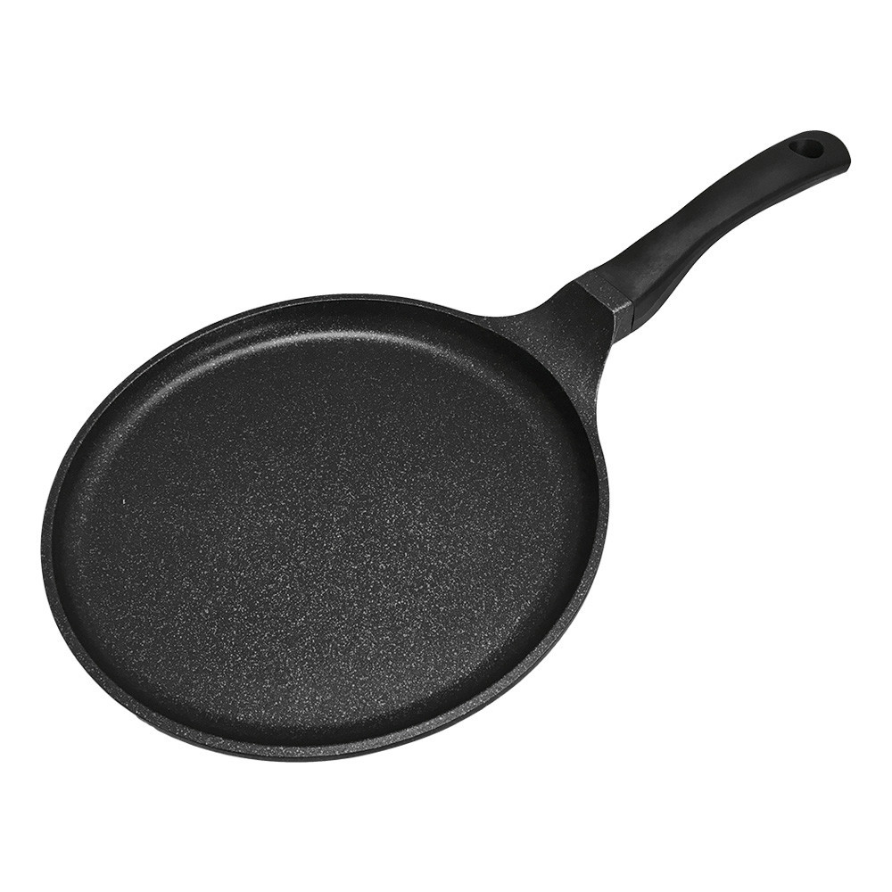 11” Alu Round Griddle Plancha Marble Coating NonStick Interior Cookware Kitchen