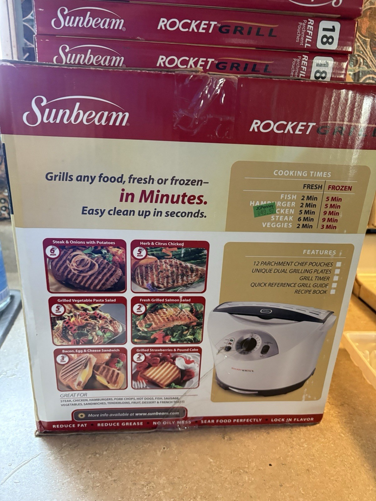 Sunbeam Rocket Grill Indoor