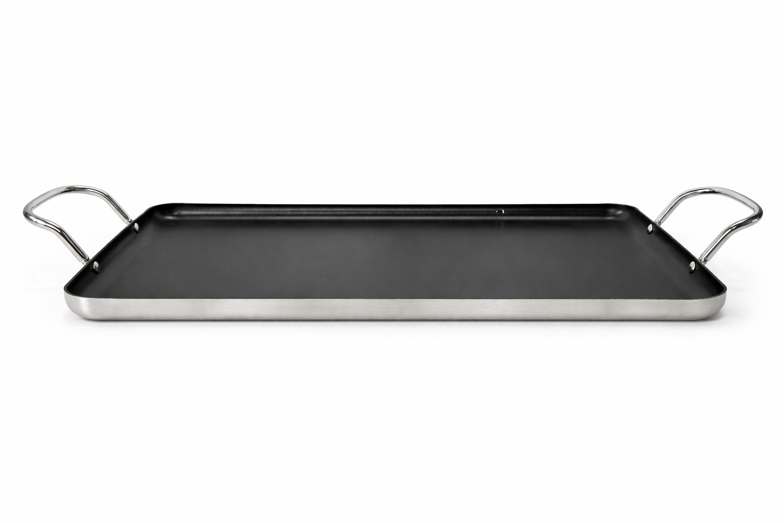 Voyager Tools Aluminum Double Burner Griddle for Stove & Grill, Non-Stick