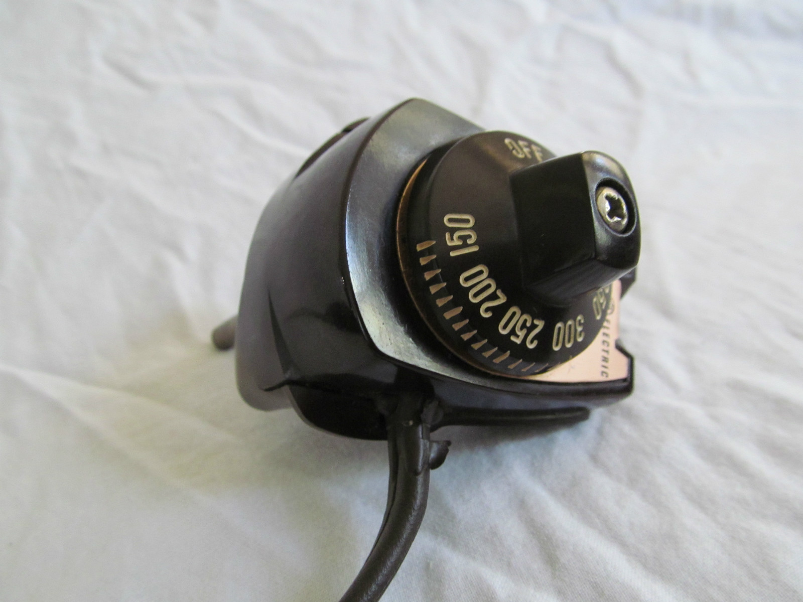 Vintage BPI Brown GE General Electric Heat Control Temperature Probe Power Cord