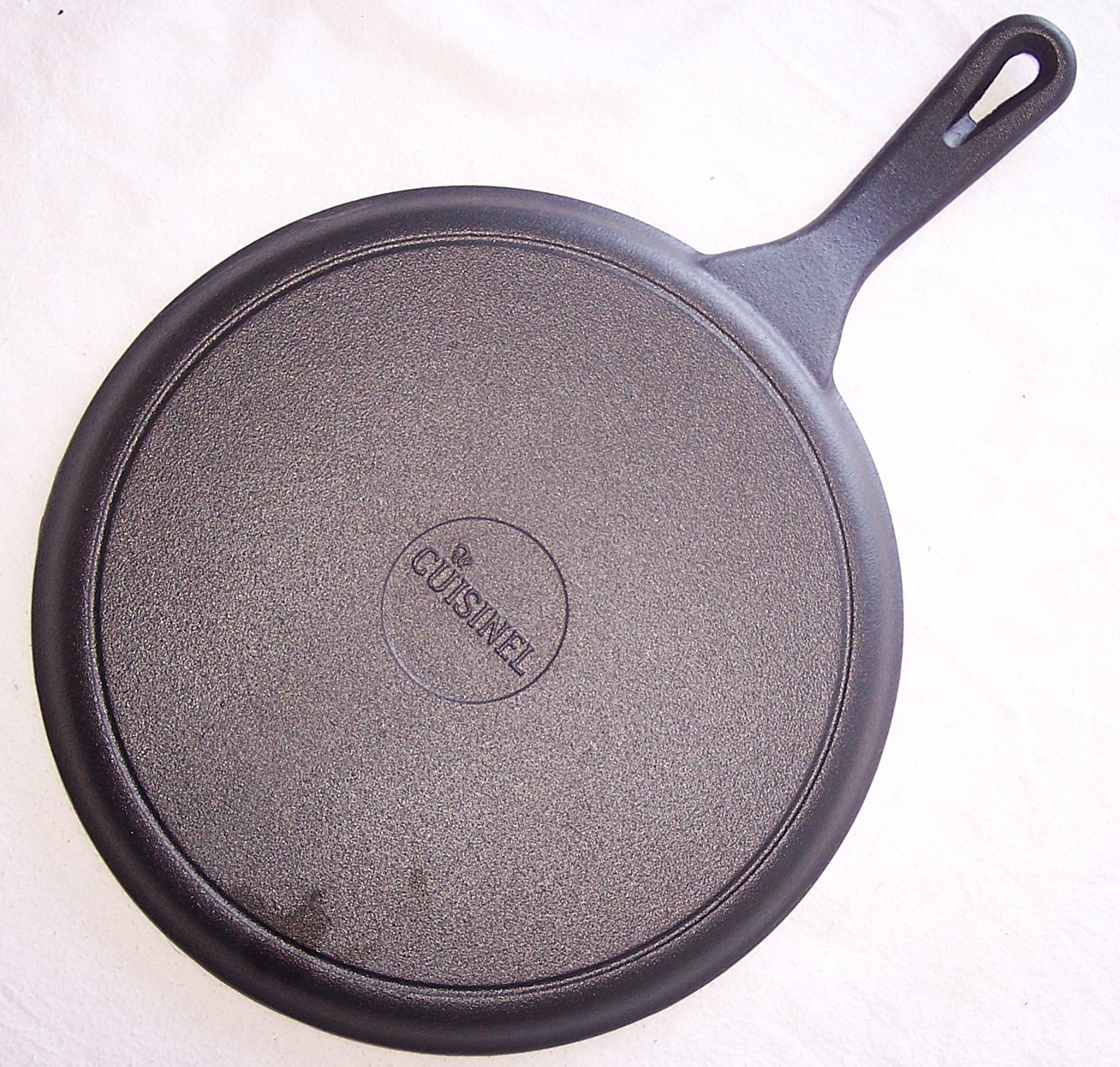 NEW Cuisinel Pre-Seasoned Cast Iron 10.5″ Griddle Pan Indoor Outdoor