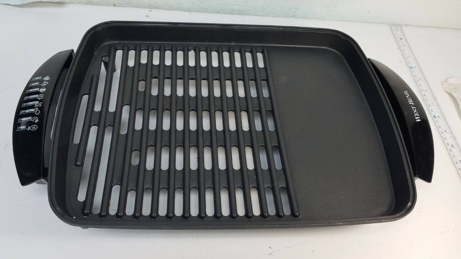 New West Bend Chris Freytag Health (Grill) 1500 Watt 6111 PARTS