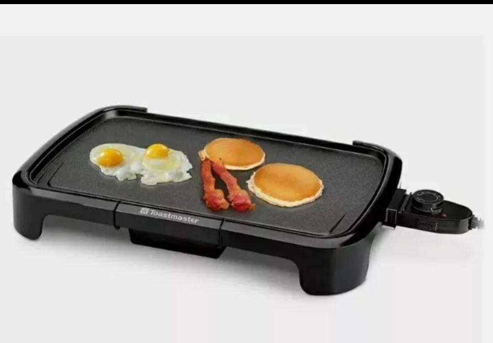 Toastmaster Brand 10″ x 16″ ~ Electric Nonstick Griddle with Drip Tray ~New