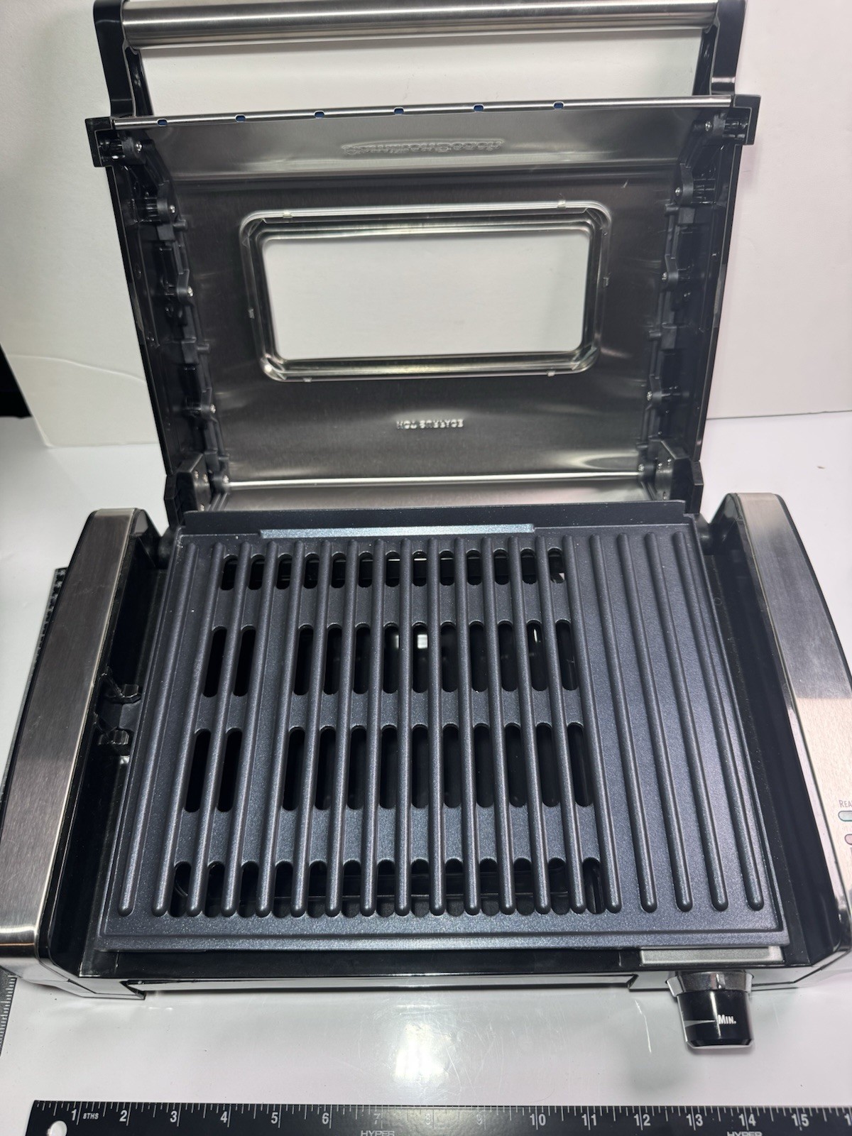 Hamilton Beach Electric Indoor Searing Grill 450F 118sqin Stainless 25361