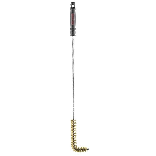 Chef Master Steel L-Shaped Fryer Brush with Black Handle – 27″L