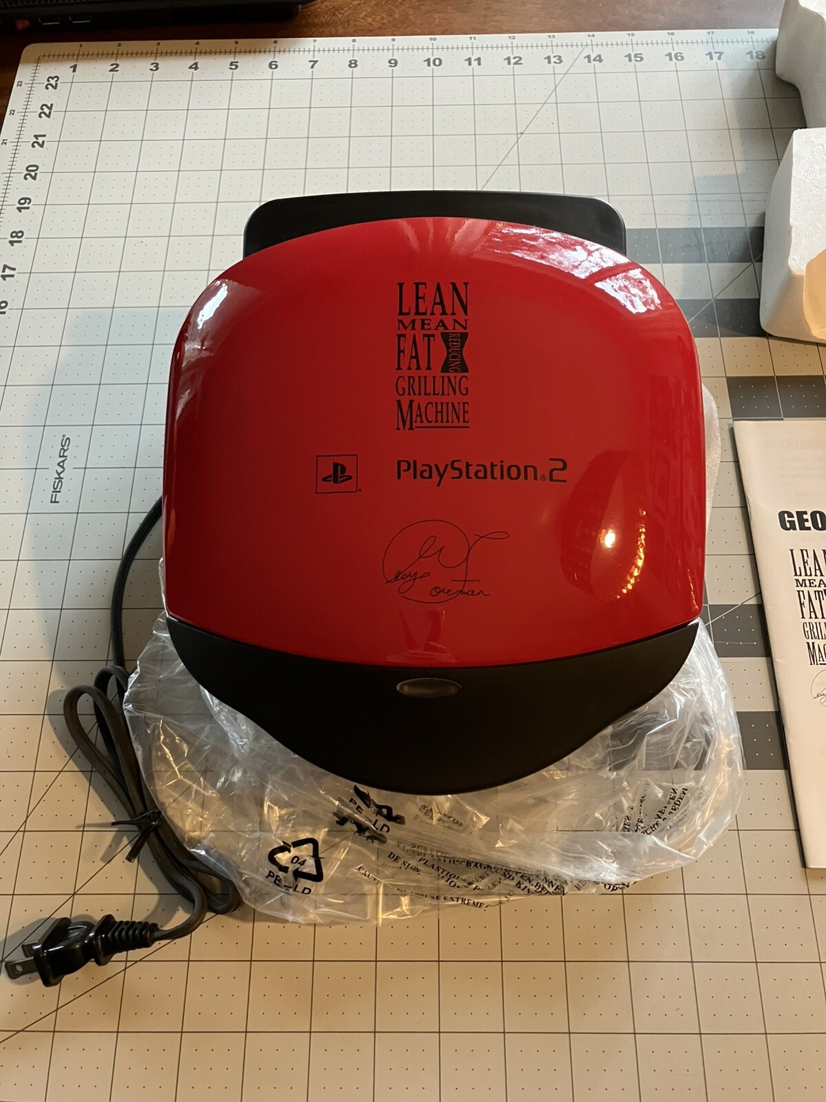 Sony PlayStation 2 Branded George Foreman Grill, early 2000s, NIB