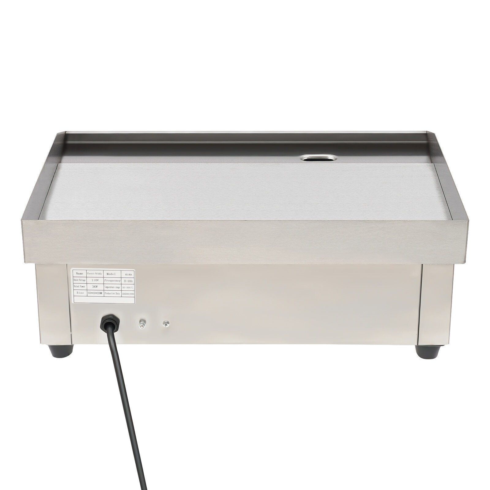 22″ 3000W Commercial Electric Countertop Griddle Flat Top Grill Hot Plate BBQ