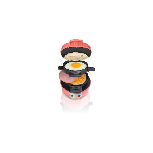 Hamilton Beach Sandwich Coral 25483: Nonstick Breakfast & Egg Maker