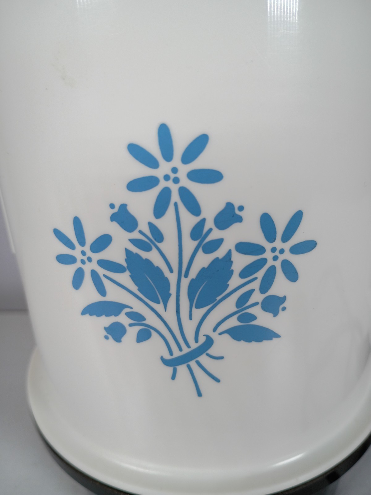 Vintage Blue Floral Regal Poly Hot Pot 5 Cup Electric Tea Coffee Water Kettle