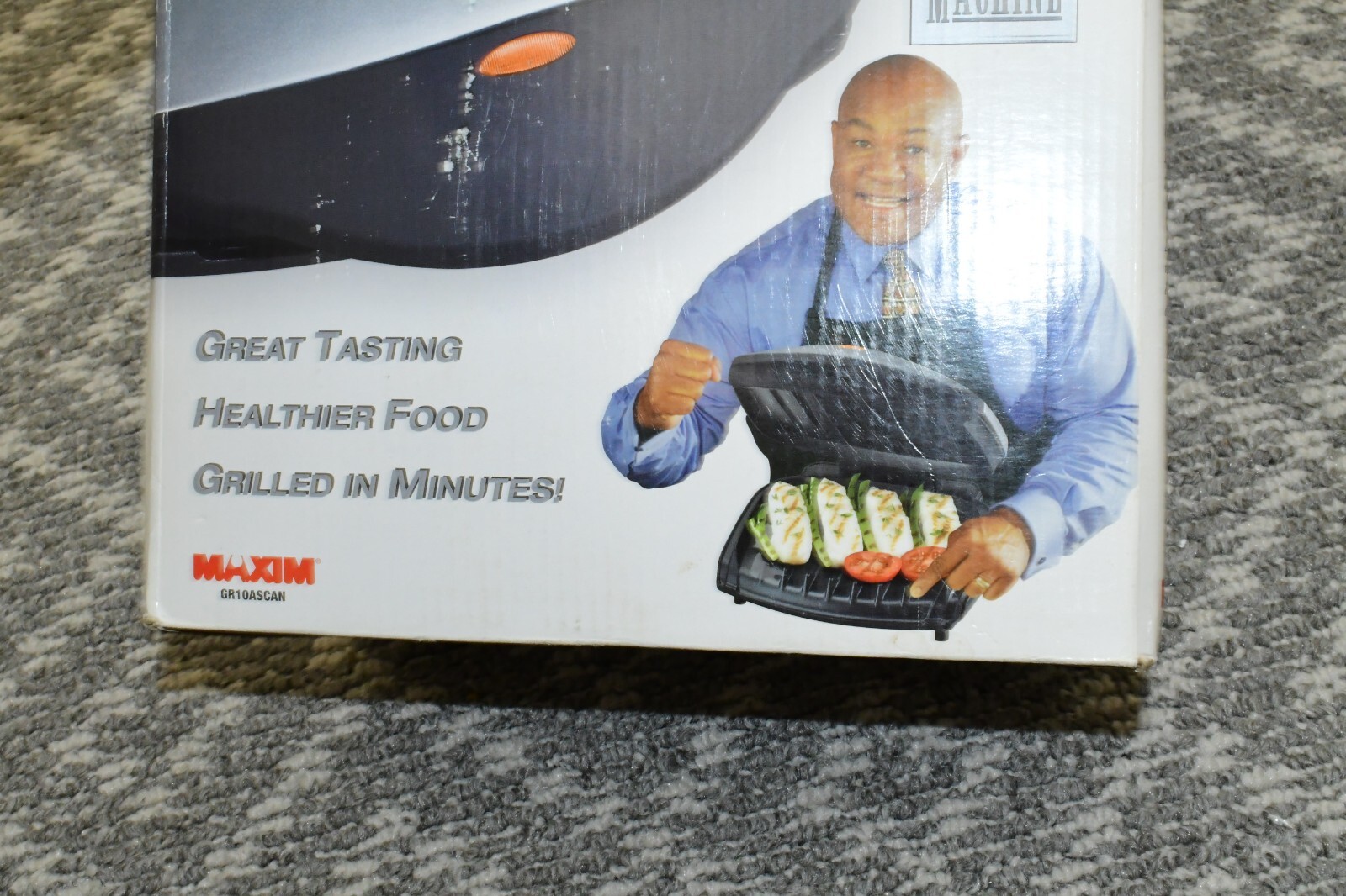 George Foreman Lean Mean Fat Reducing Grilling GR10ASCAN – NEW IN BOX – NOS