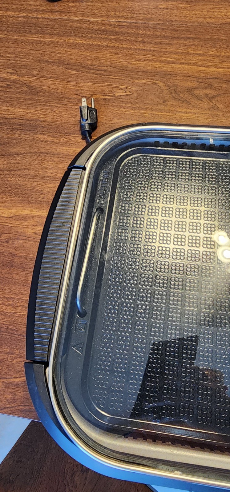 POWER SMOKELESS INDOOR ELECTRIC GRILL POWER 1500 WATTS GRILL W/TEMPERED LID L$$K
