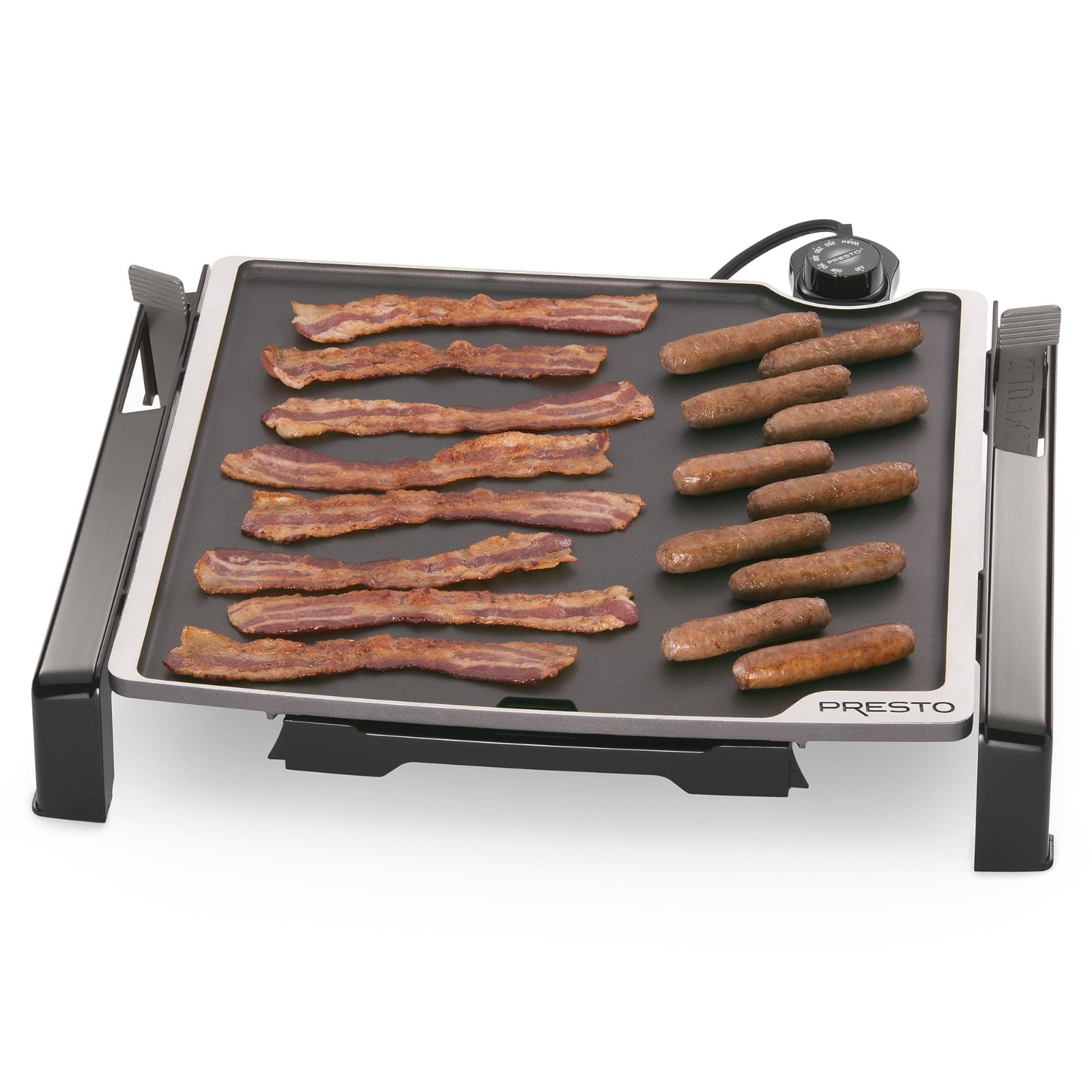 Presto 07071 15-inch Electric Tilt-n-fold Griddle, Black