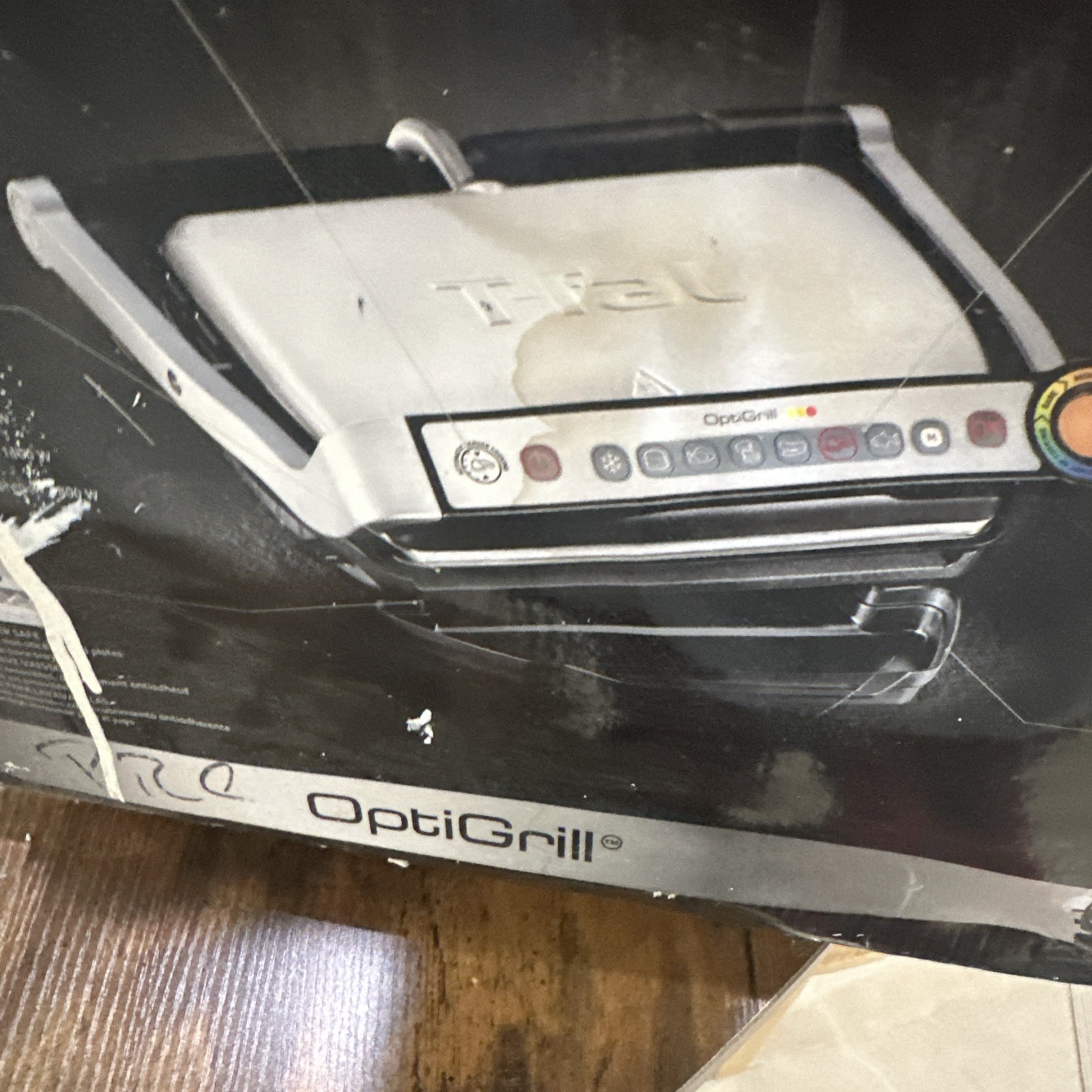 NEW T-Fal OptiGrill Indoor Electric Grill with Removable Dishwasher Safe Plates