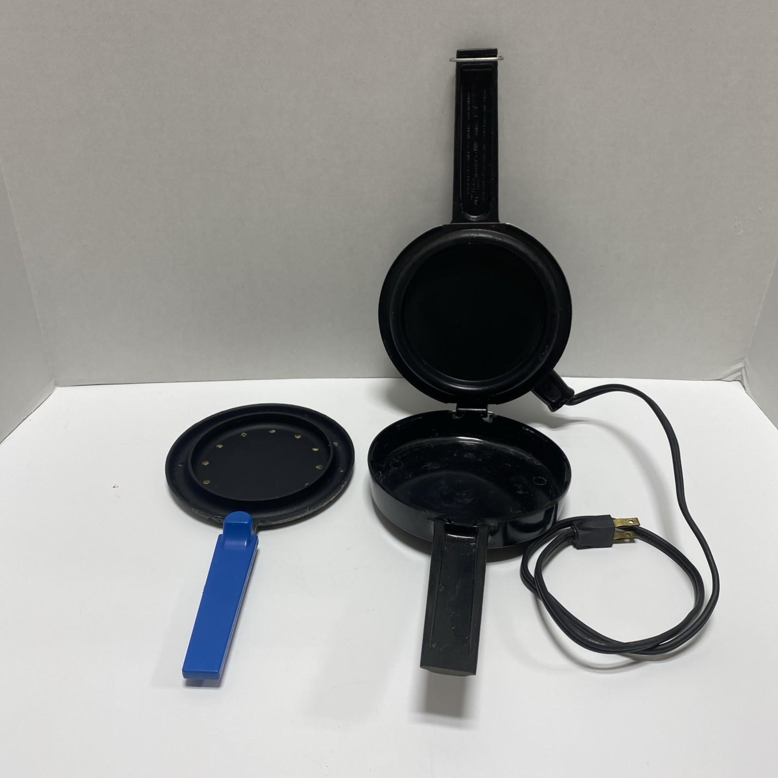PRESTO Quick Burger Single Electric Skillet Grill Hamburger Cooker